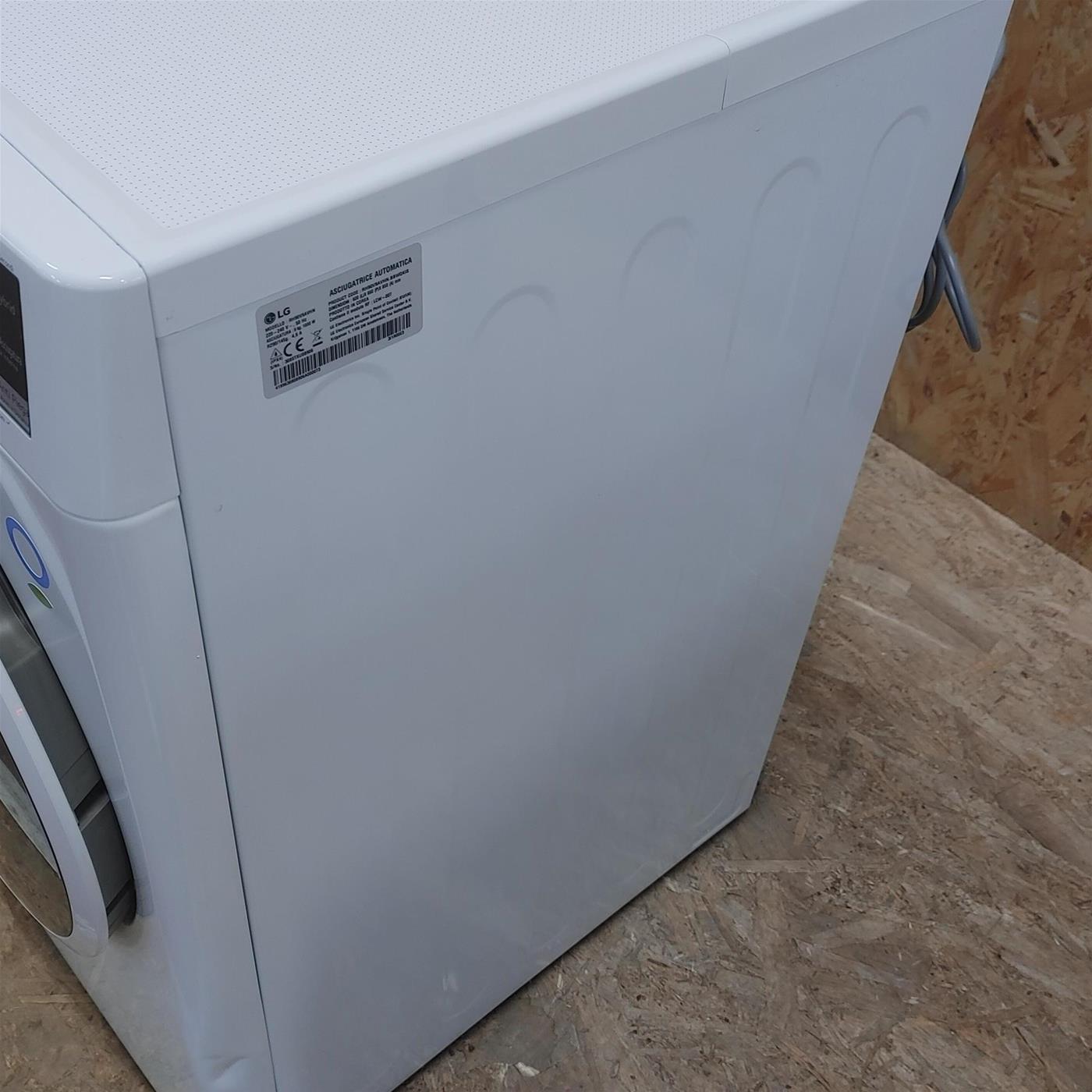 Asciugatrice LG RH90V9AVHN Libera installazione Caricamento frontale 9 kg A+++ Bianco