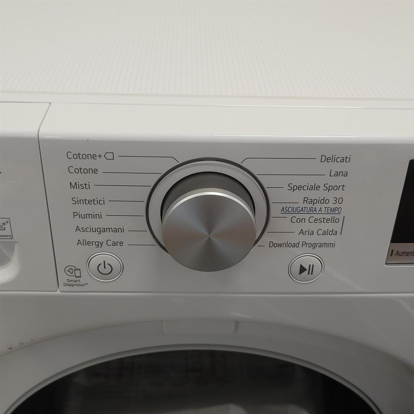 Asciugatrice LG RH90V9AVHN Libera installazione Caricamento frontale 9 kg A+++ Bianco