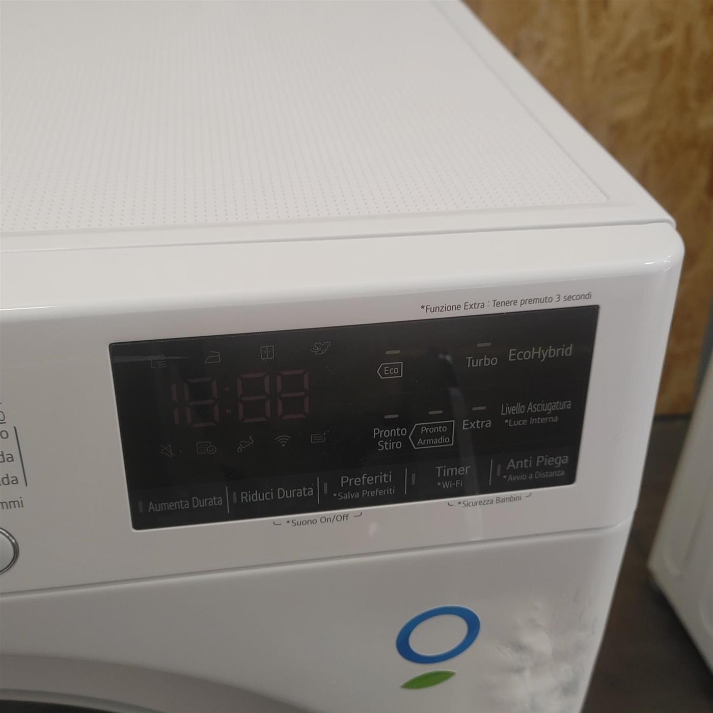 LG RC90V9AV2W Asciugatrice 9 kg Pompa di Calore Libera installazione Carica frontale A+++