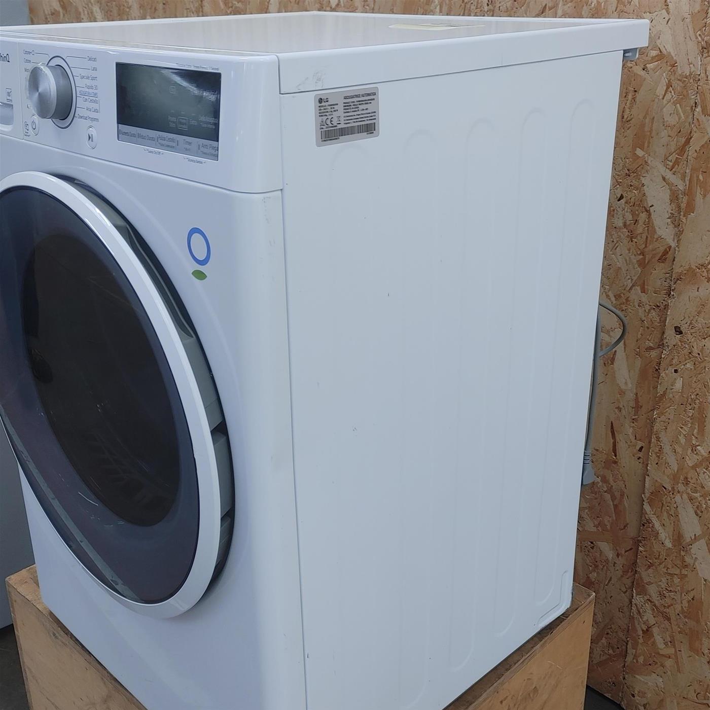 Asciugatrice LG RH80V9AVHN Libera installazione Carica frontale 8 kg A+++ Bianco