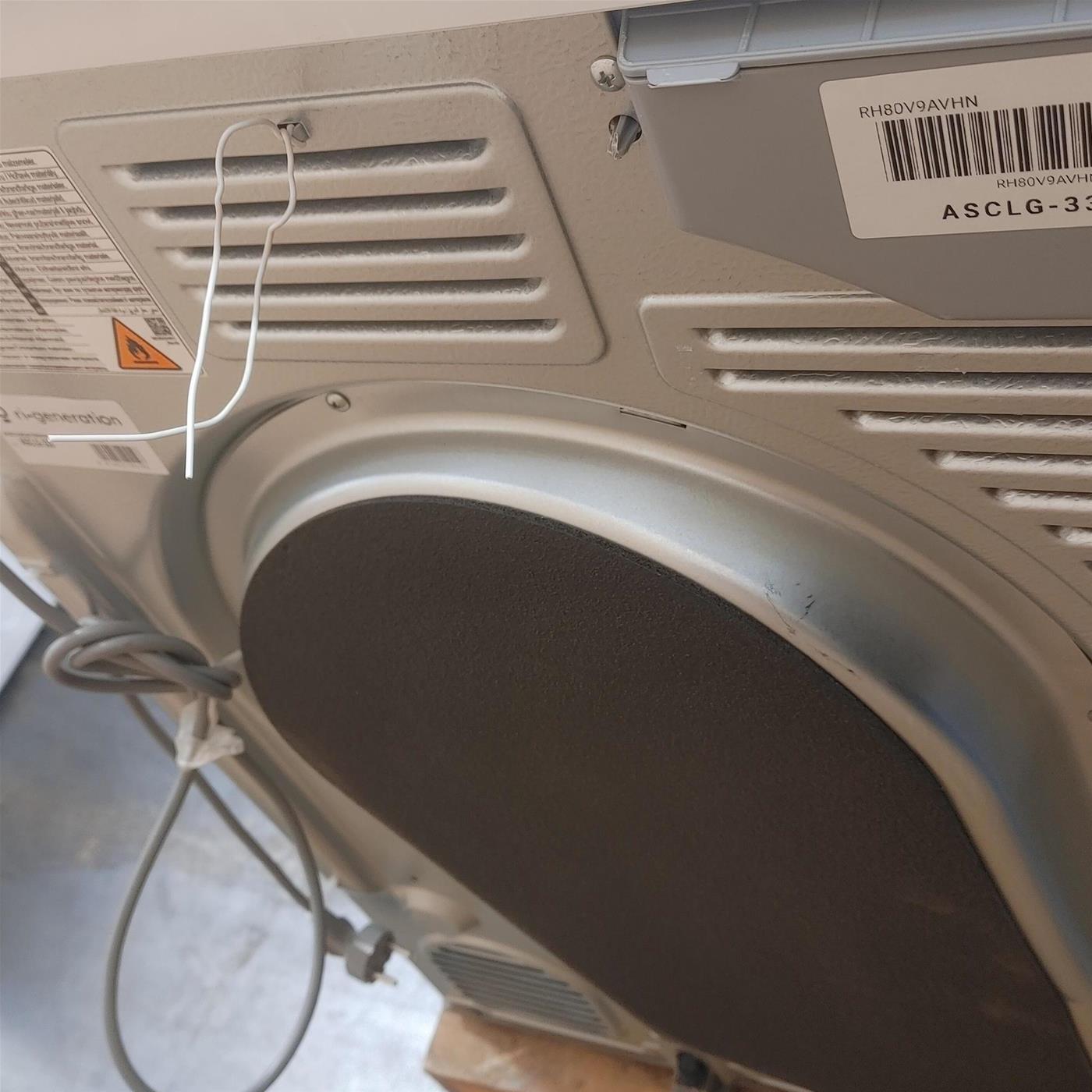 Asciugatrice LG RH80V9AVHN Libera installazione Carica frontale 8 kg A+++ Bianco