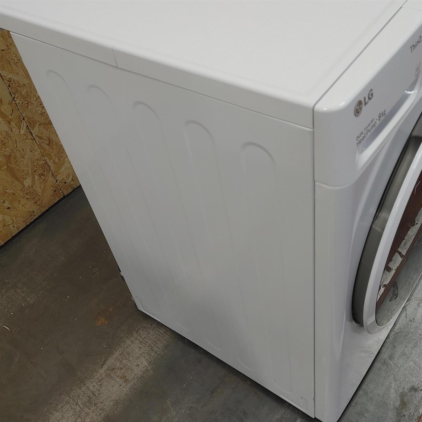 Asciugatrice LG RH80V9AVHN Libera installazione Carica frontale 8 kg A+++ Bianco