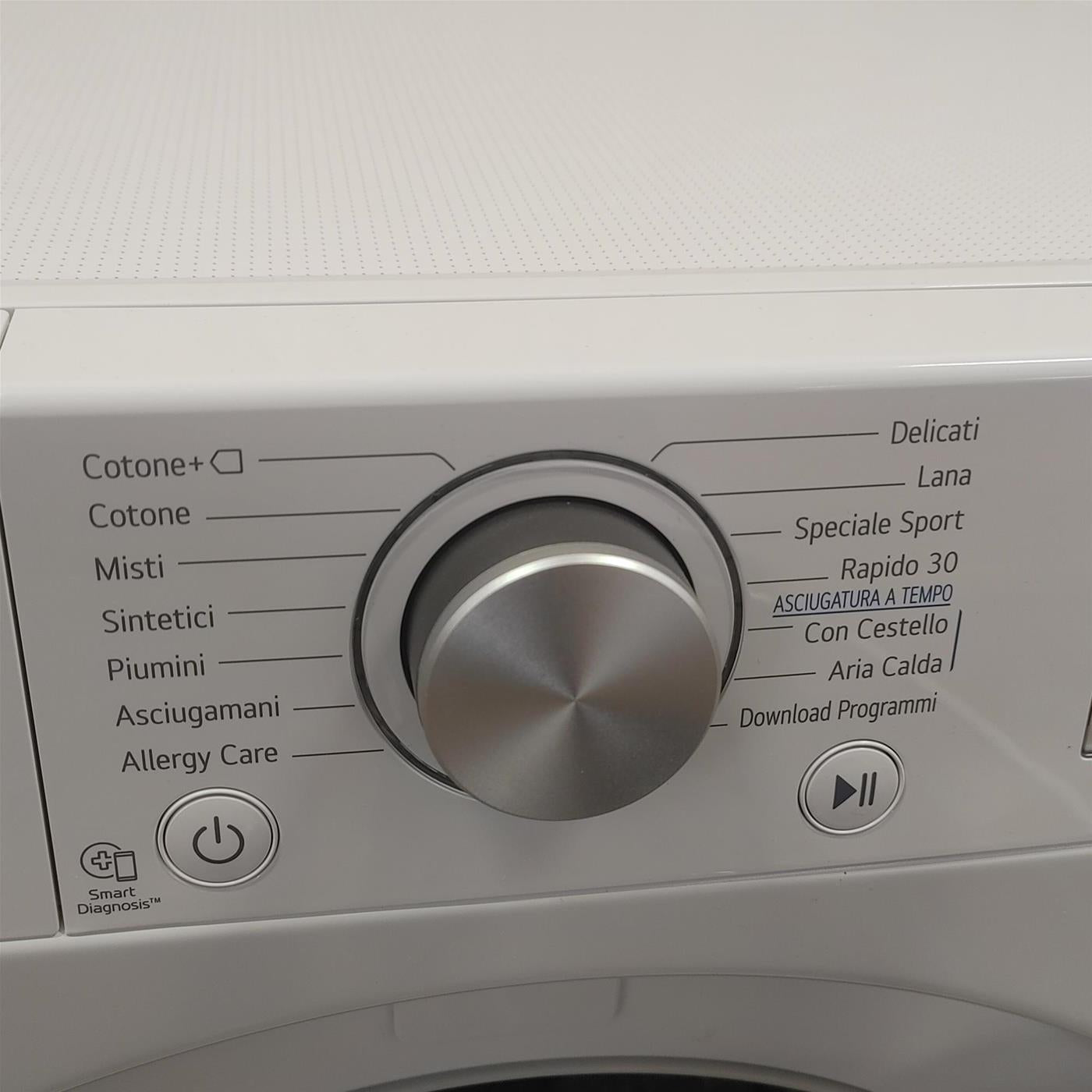 Asciugatrice LG RH80V9AVHN Libera installazione Carica frontale 8 kg A+++ Bianco