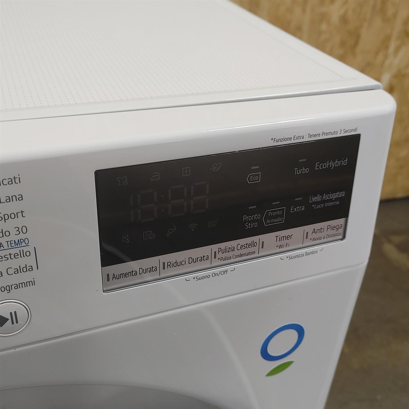 Asciugatrice LG RH80V9AVHN Libera installazione Carica frontale 8 kg A+++ Bianco