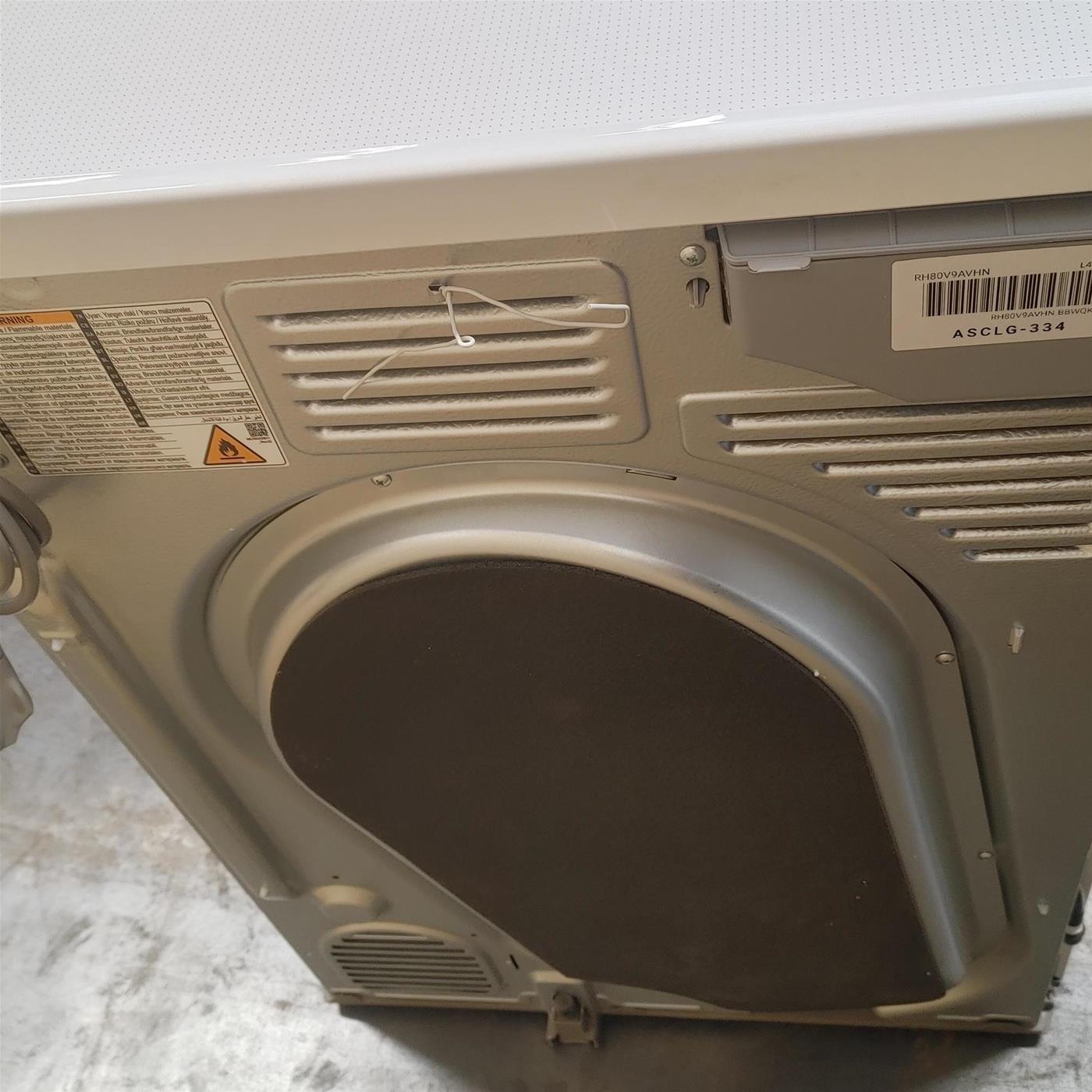 Asciugatrice LG RH80V9AVHN Libera installazione Carica frontale 8 kg A+++ Bianco