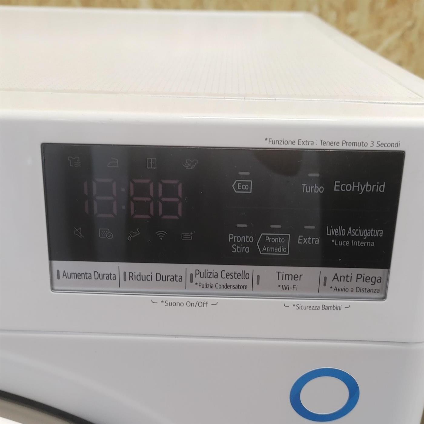 Asciugatrice LG RH80V9AVHN Libera installazione Carica frontale 8 kg A+++ Bianco