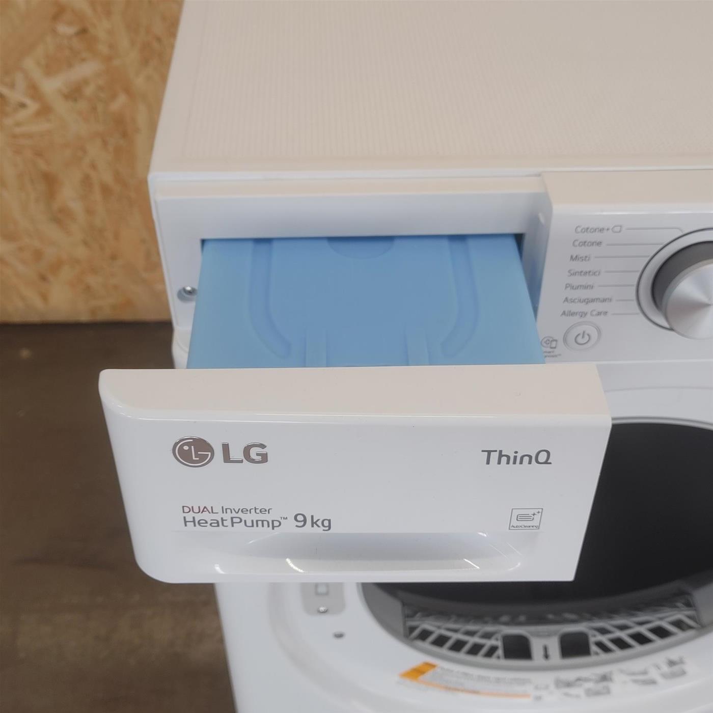 Asciugatrice LG RH90V5AV5N Libera installazione Caricamento frontale 9 kg A++ Bianco