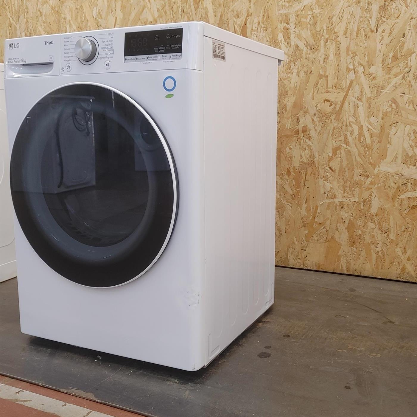 LG RH90V5AV5N asciugatrice Libera installazione Caricamento frontale 9 kg A++ Bianco