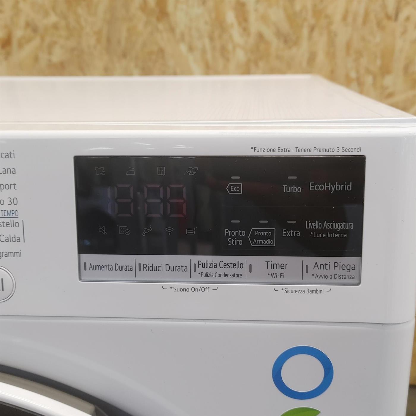 LG RH90V5AV5N asciugatrice Libera installazione Caricamento frontale 9 kg A++ Bianco