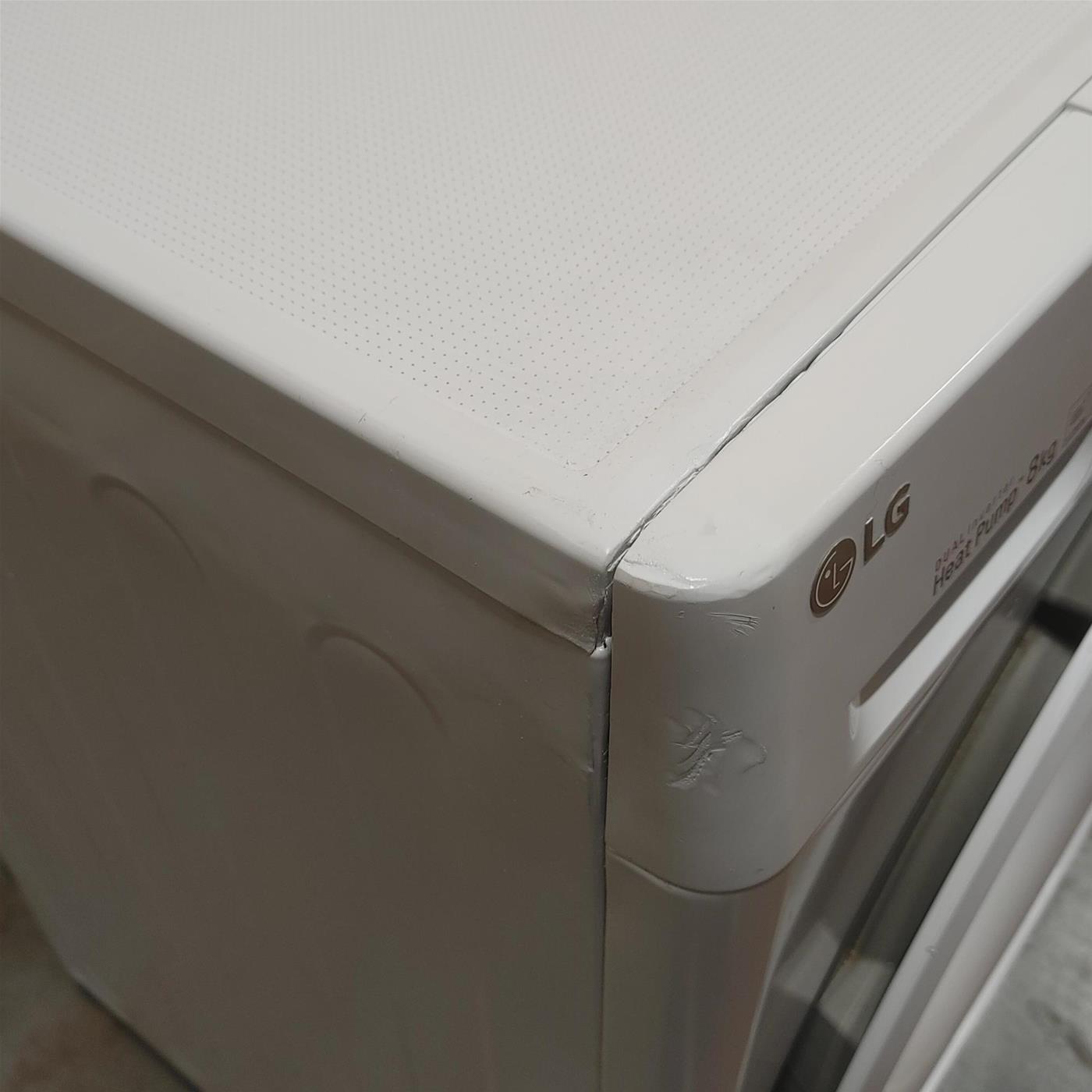 Asciugatrice LG RH80V9AVHN Libera installazione Carica frontale 8 kg A+++ Bianco