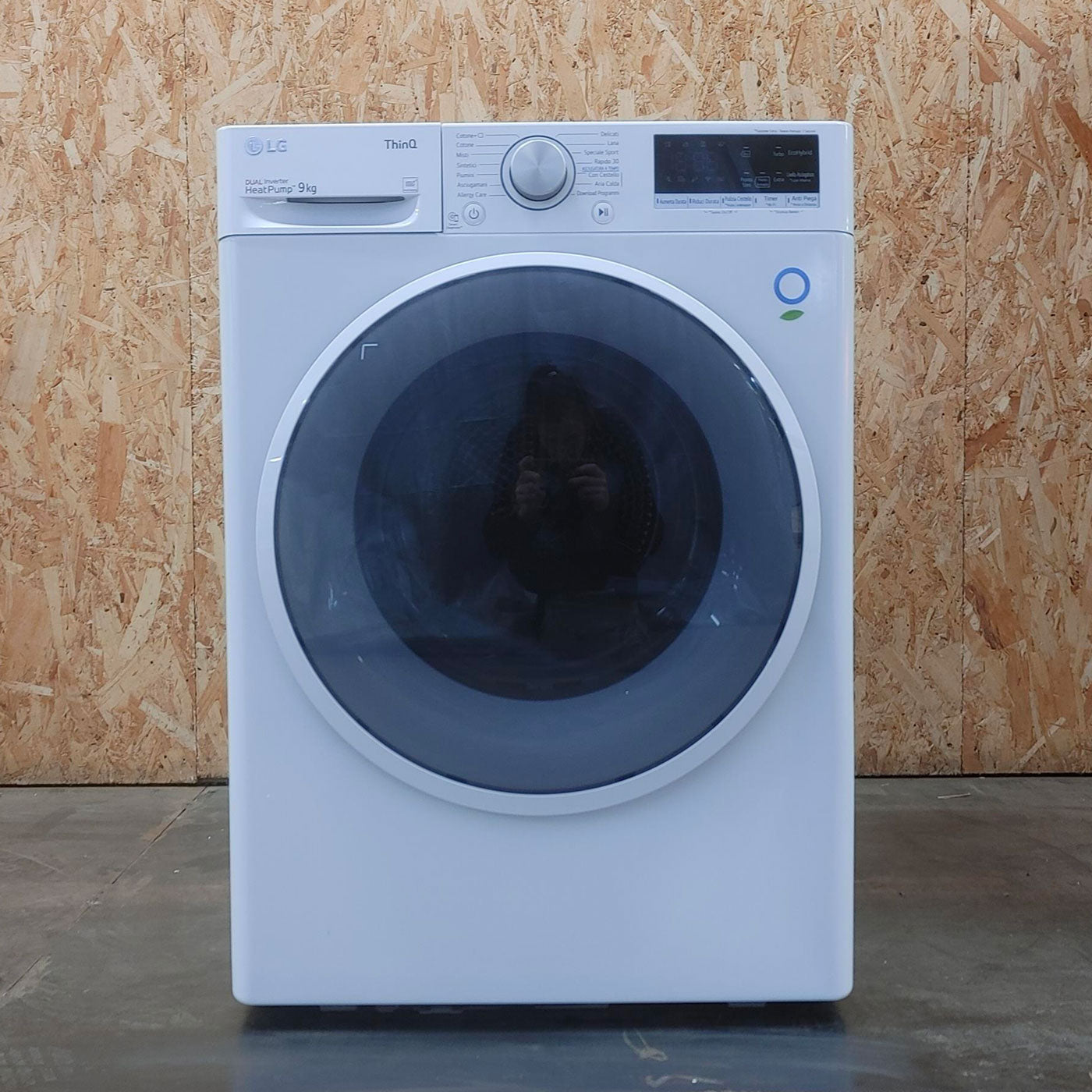 Asciugatrice LG RH90V9AVHN Libera installazione Carica frontale 9 kg A+++ Bianco