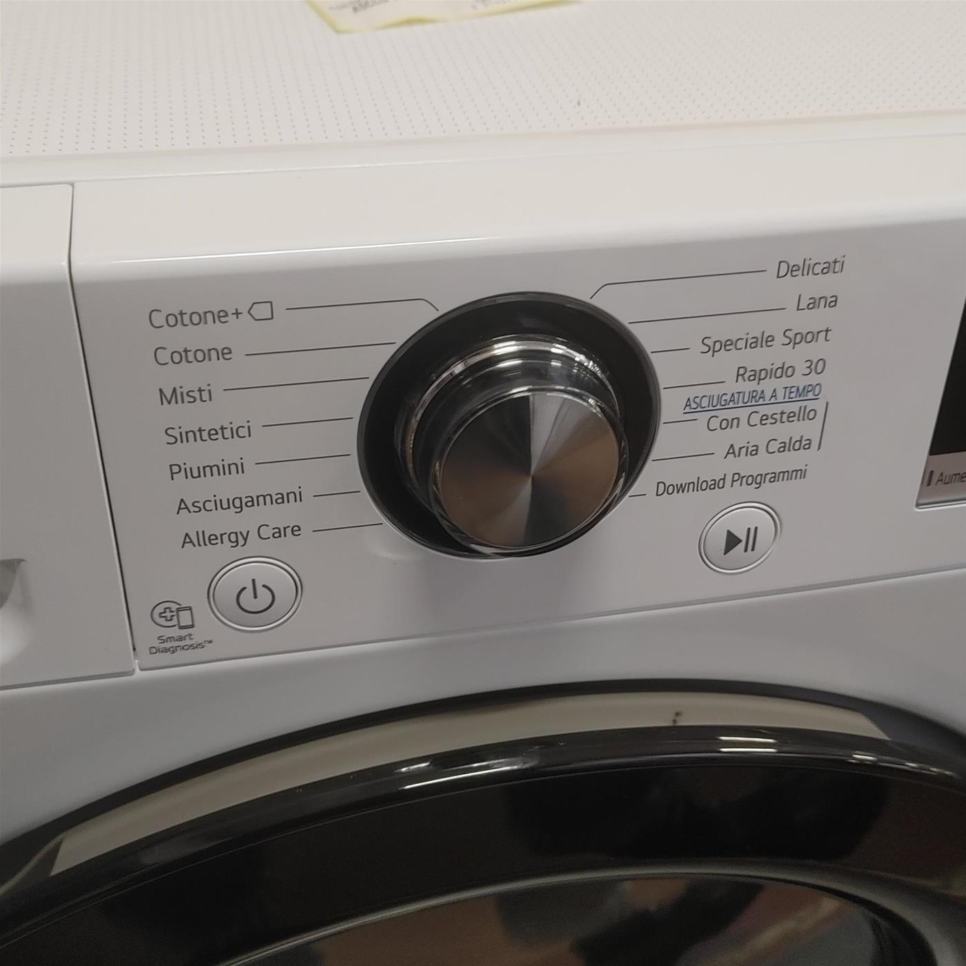 LG RH90V9AVHN asciugatrice Libera installazione Caricamento frontale 9 kg A+++ Bianco