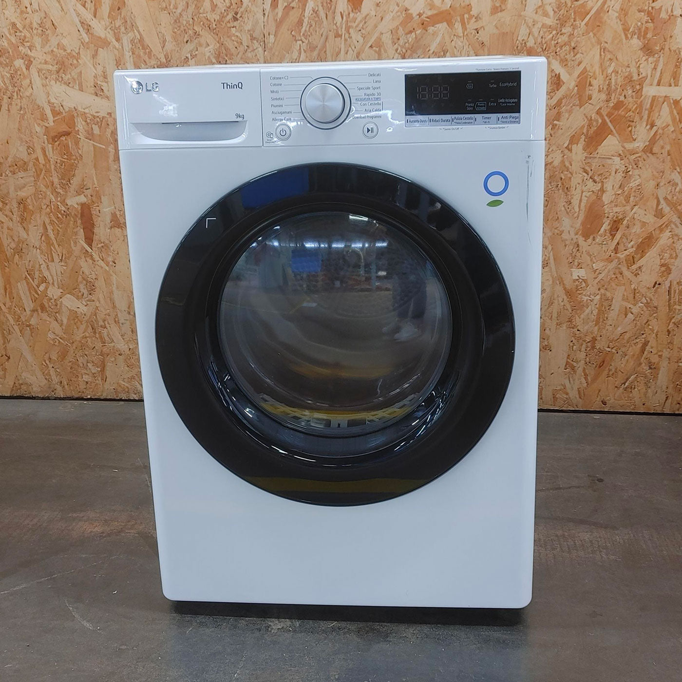 LG RH90V9AVHN asciugatrice Libera installazione Caricamento frontale 9 kg A+++ Bianco