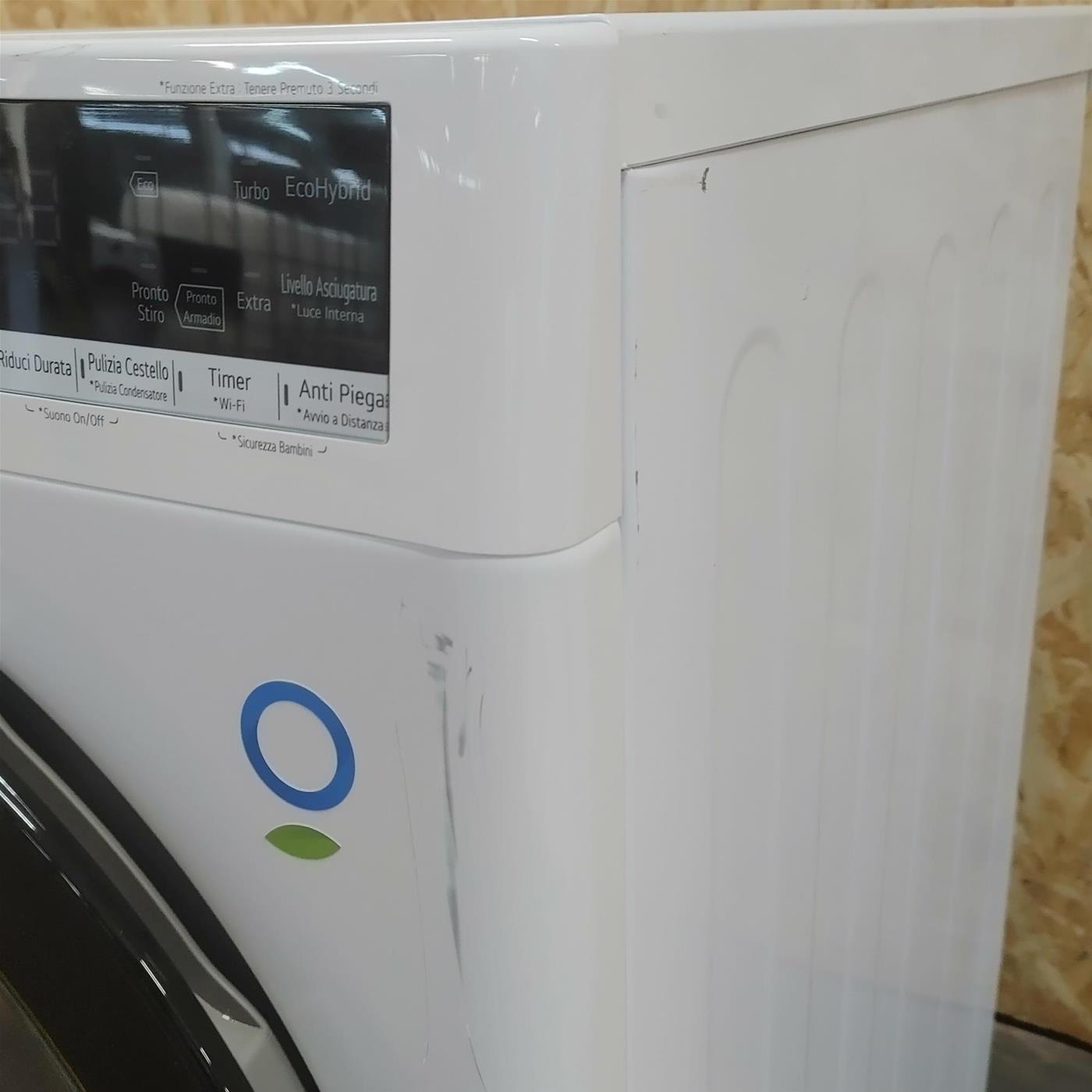 LG RH90V9AVHN asciugatrice Libera installazione Caricamento frontale 9 kg A+++ Bianco