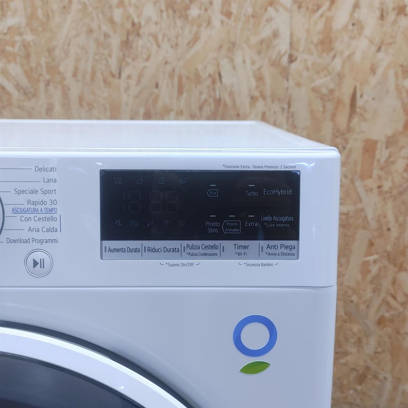 Asciugatrice LG RH90V5AV5N Libera installazione Caricamento frontale 9 kg A++ Bianco