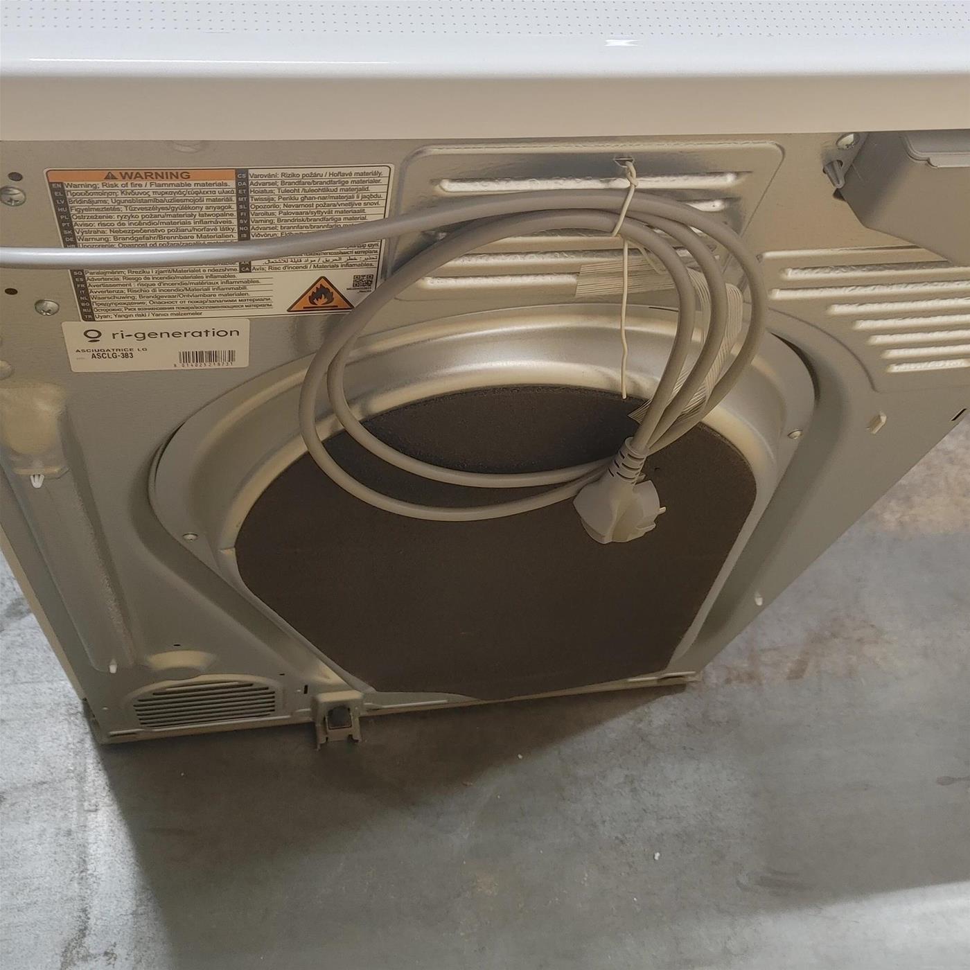 Asciugatrice LG RH90V5AV5N Libera installazione Caricamento frontale 9 kg A++ Bianco