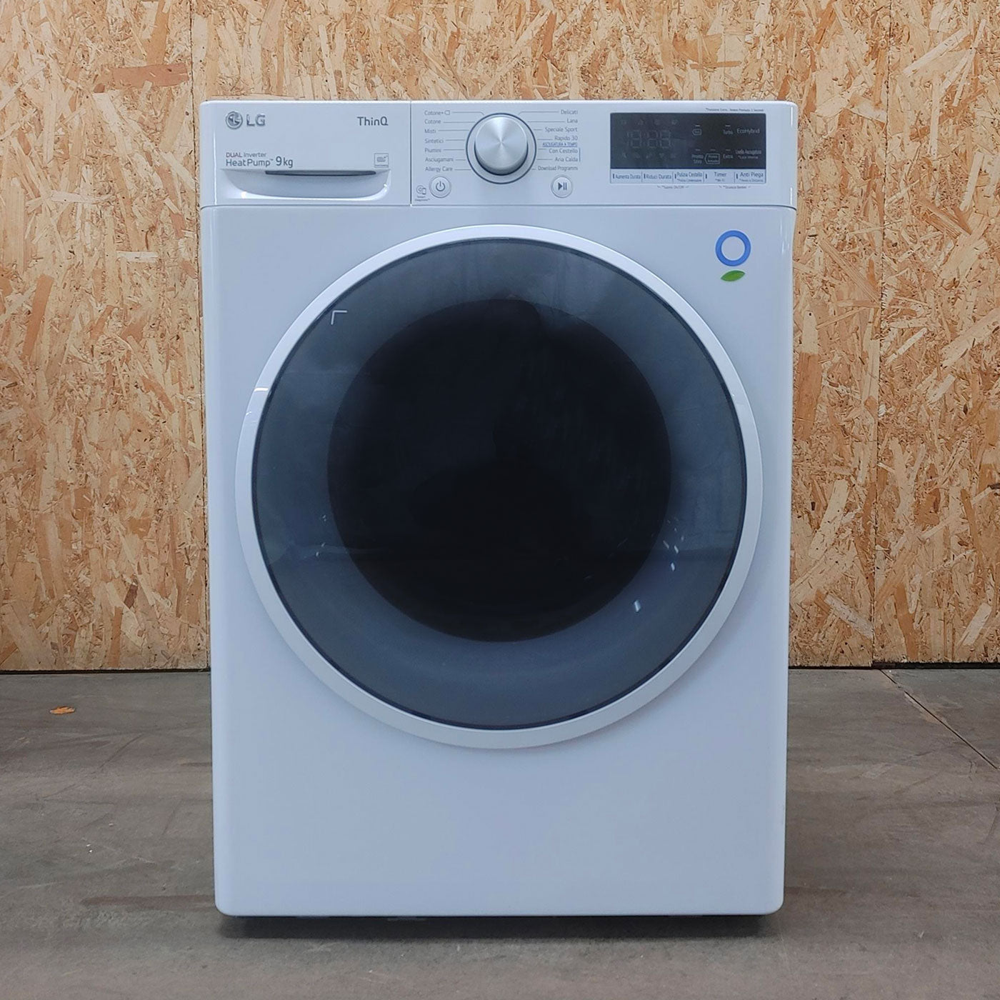 Asciugatrice LG RH90V9AVHN Libera installazione Caricamento frontale 9 kg A+++ Bianco