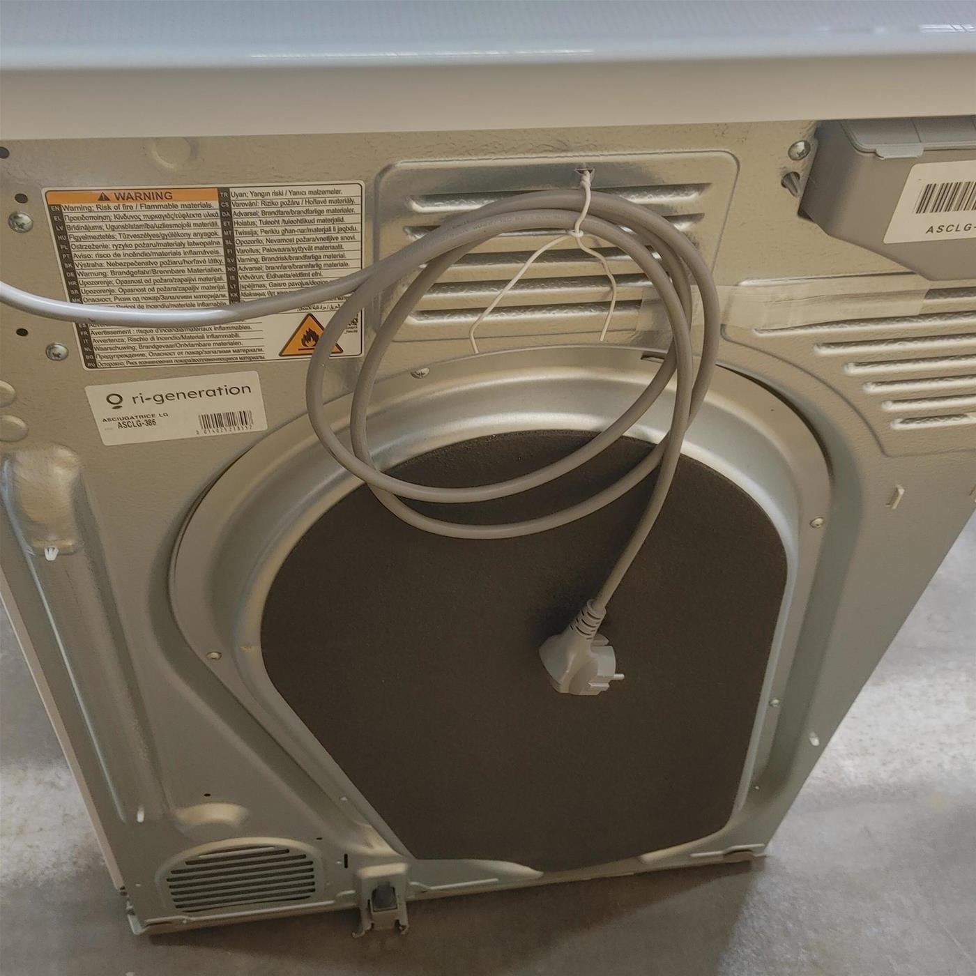 Asciugatrice LG RH90V9AVHN Libera installazione Caricamento frontale 9 kg A+++ Bianco