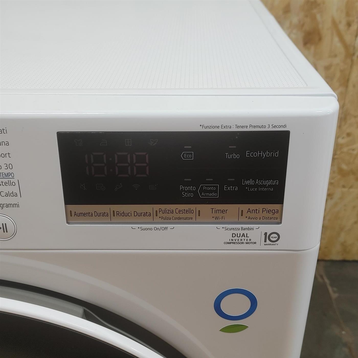 Asciugatrice intelligente LG RH90V5AV5N Libera installazione 9 kg