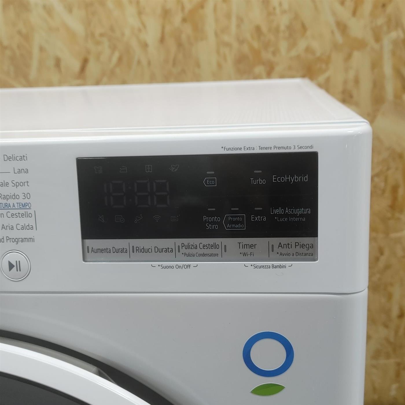 Asciugatrice LG RH90V5AV5N Libera installazione Caricamento frontale 9 kg A++ Bianco