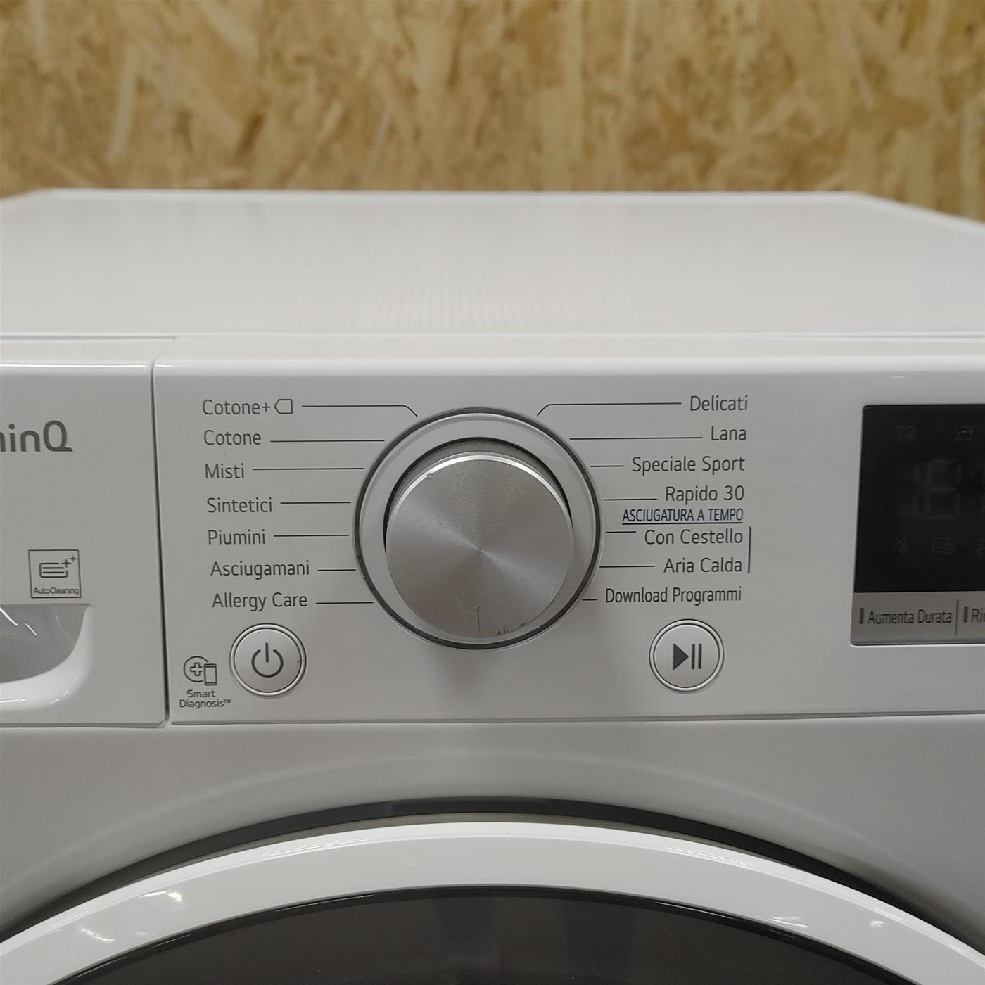 Asciugatrice LG RH90V5AV5N Libera installazione Caricamento frontale 9 kg A++ Bianco