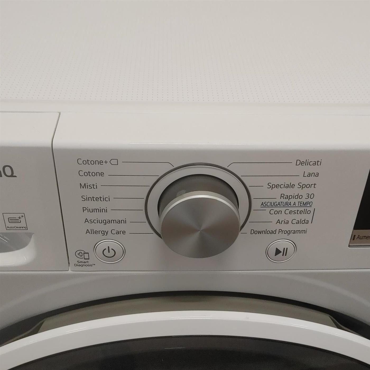 LG RH90V9AVHN asciugatrice Libera installazione Caricamento frontale 9 kg A+++ Bianco