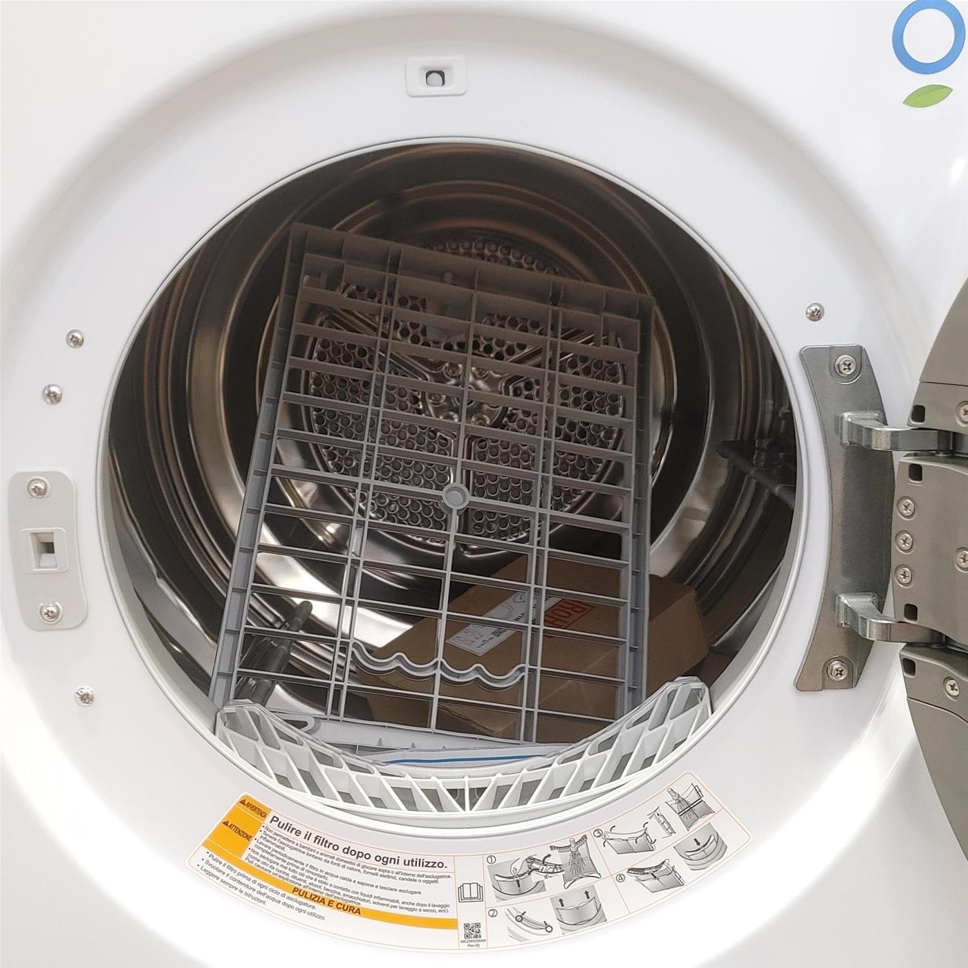 LG RC90V9AV2W Asciugatrice 9 kg Pompa di Calore Libera installazione Carica frontale A+++