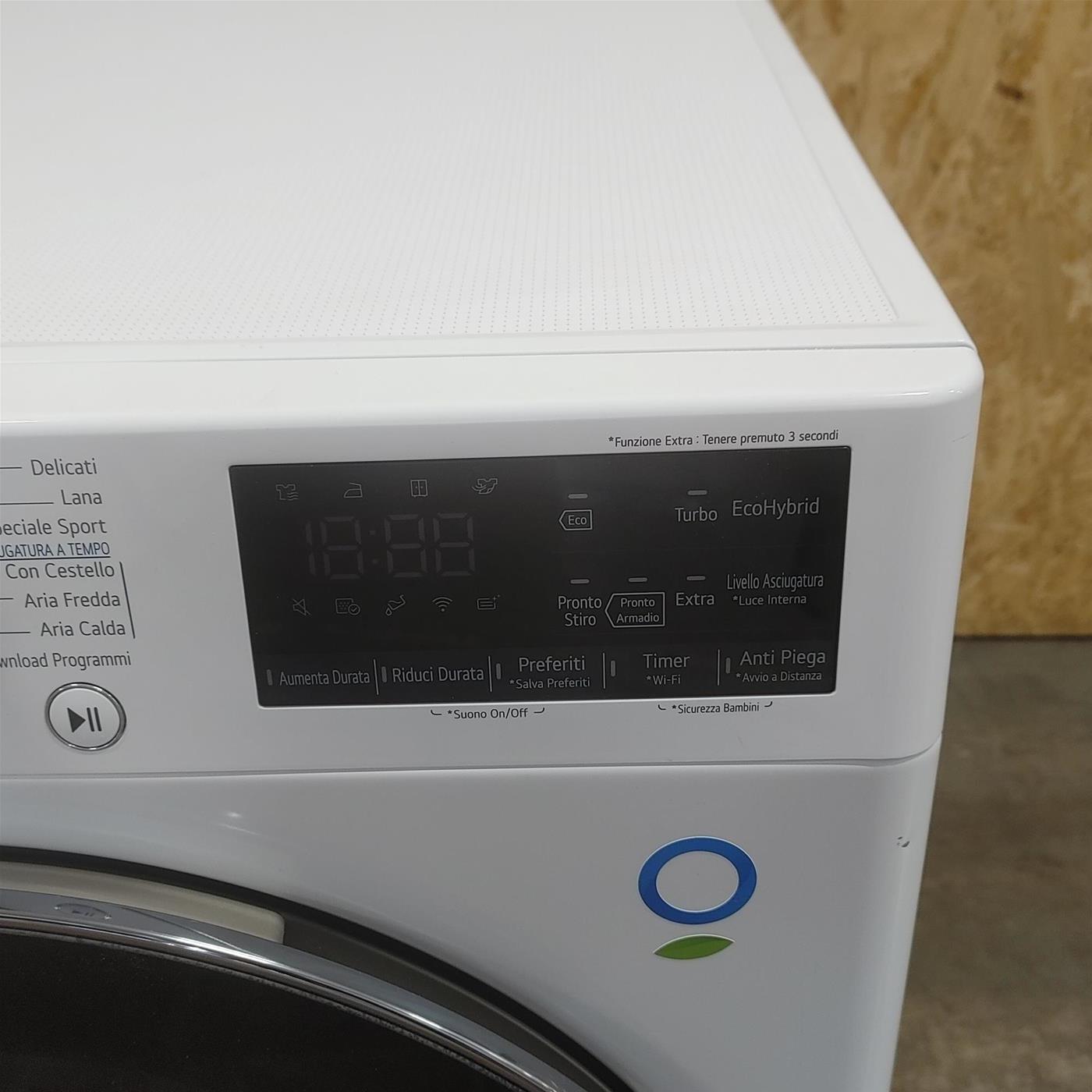 LG RC90V9AV2W Asciugatrice 9 kg Pompa di Calore Libera installazione Carica frontale A+++