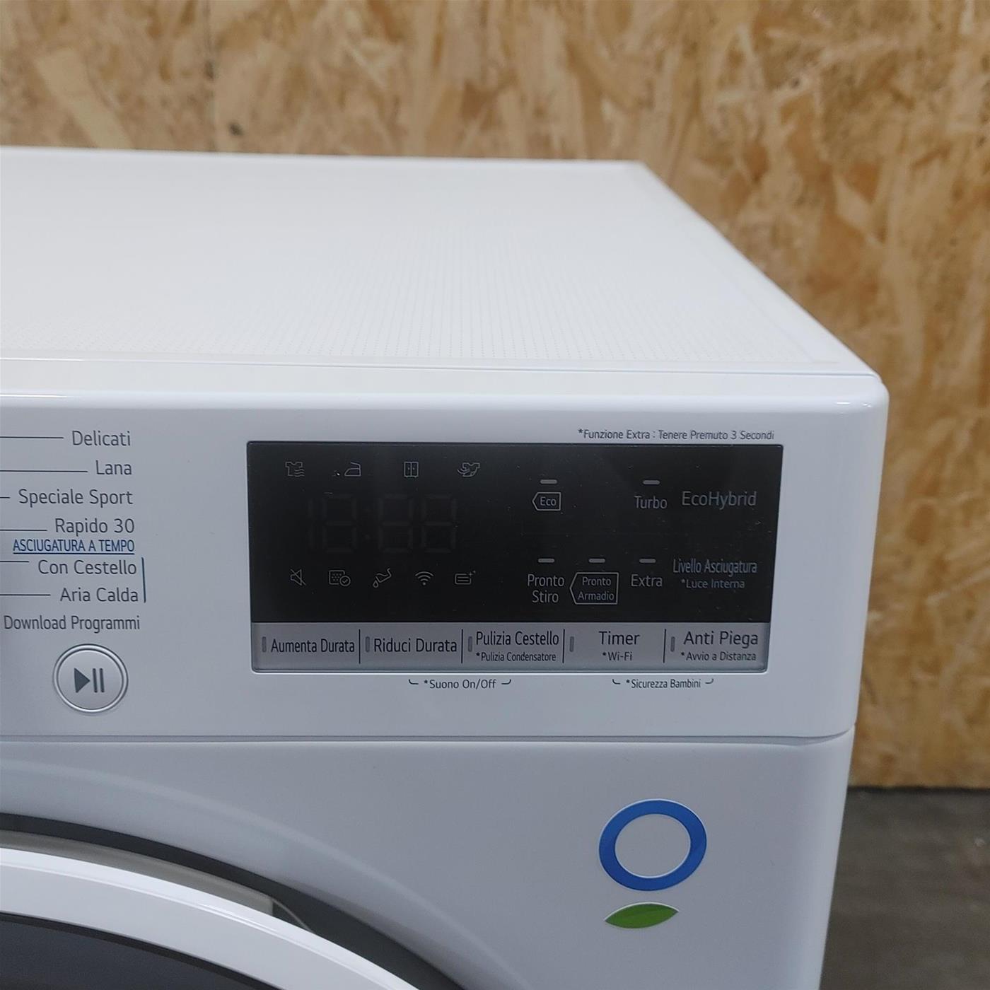 Asciugatrice LG RH80V9AVHN Libera installazione Carica frontale 8 kg A+++ Bianco