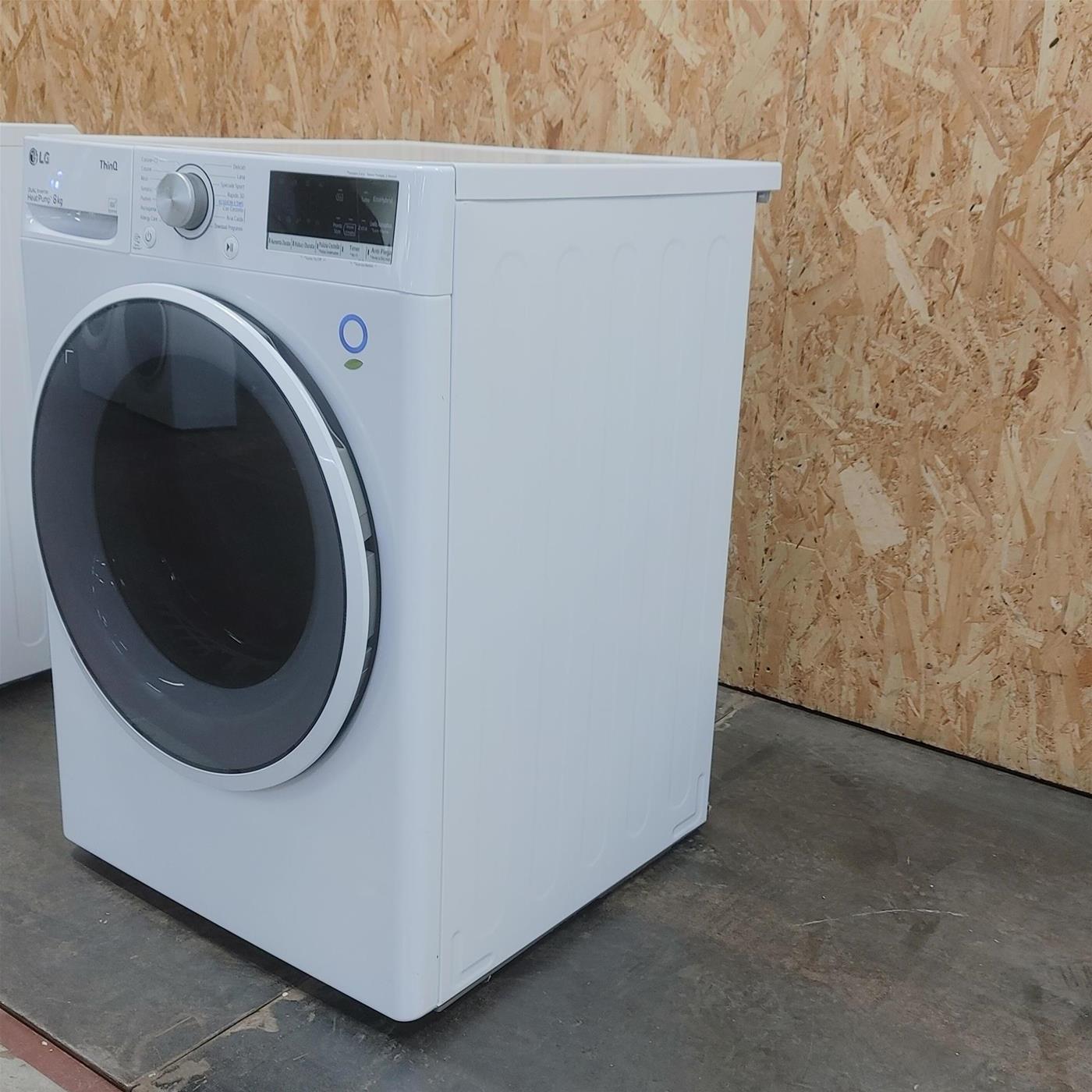 Asciugatrice LG RH80V9AVHN Libera installazione Carica frontale 8 kg A+++ Bianco