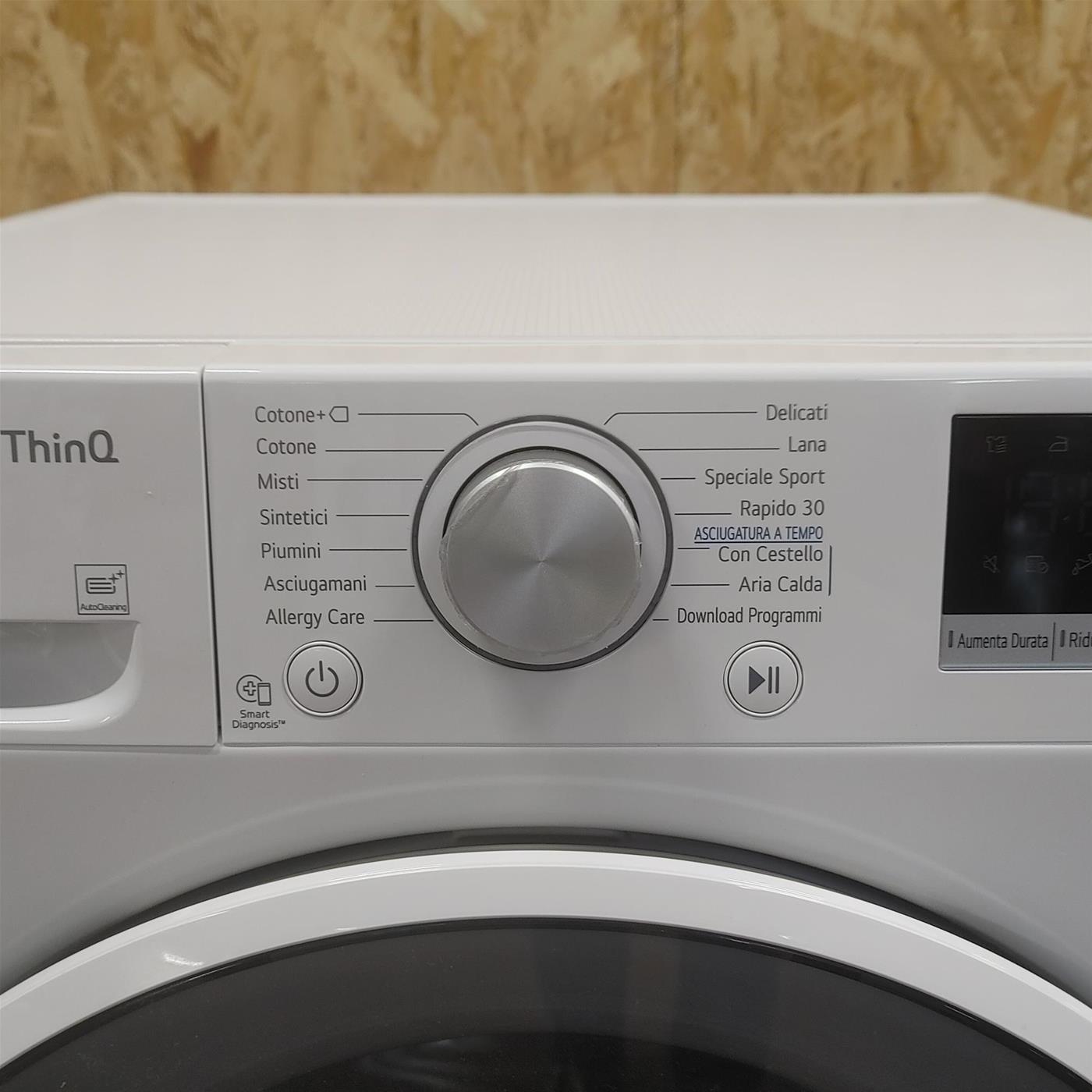 Asciugatrice LG RH80V9AVHN Libera installazione Carica frontale 8 kg A+++ Bianco