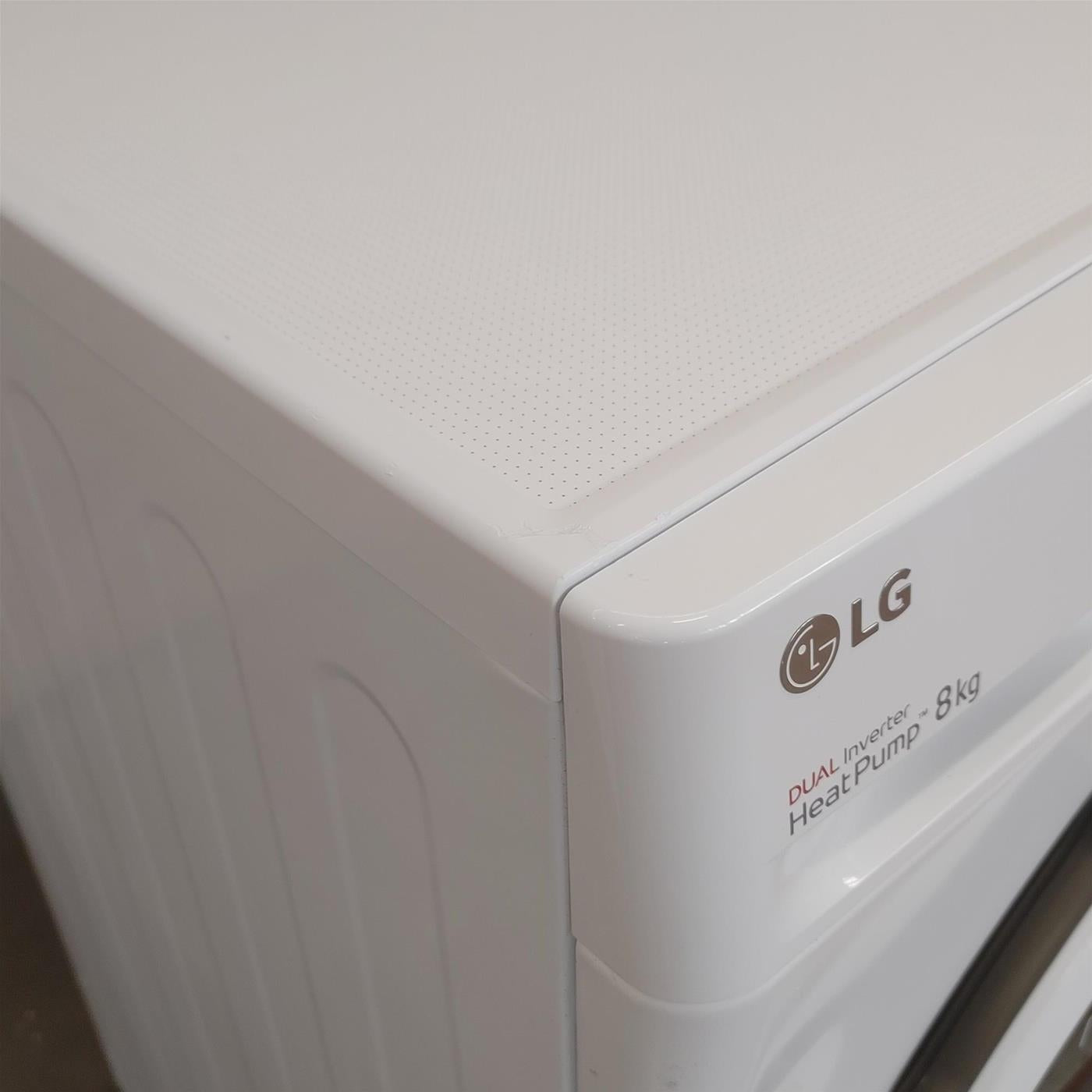 Asciugatrice LG RH80V9AVHN Libera installazione Carica frontale 8 kg A+++ Bianco