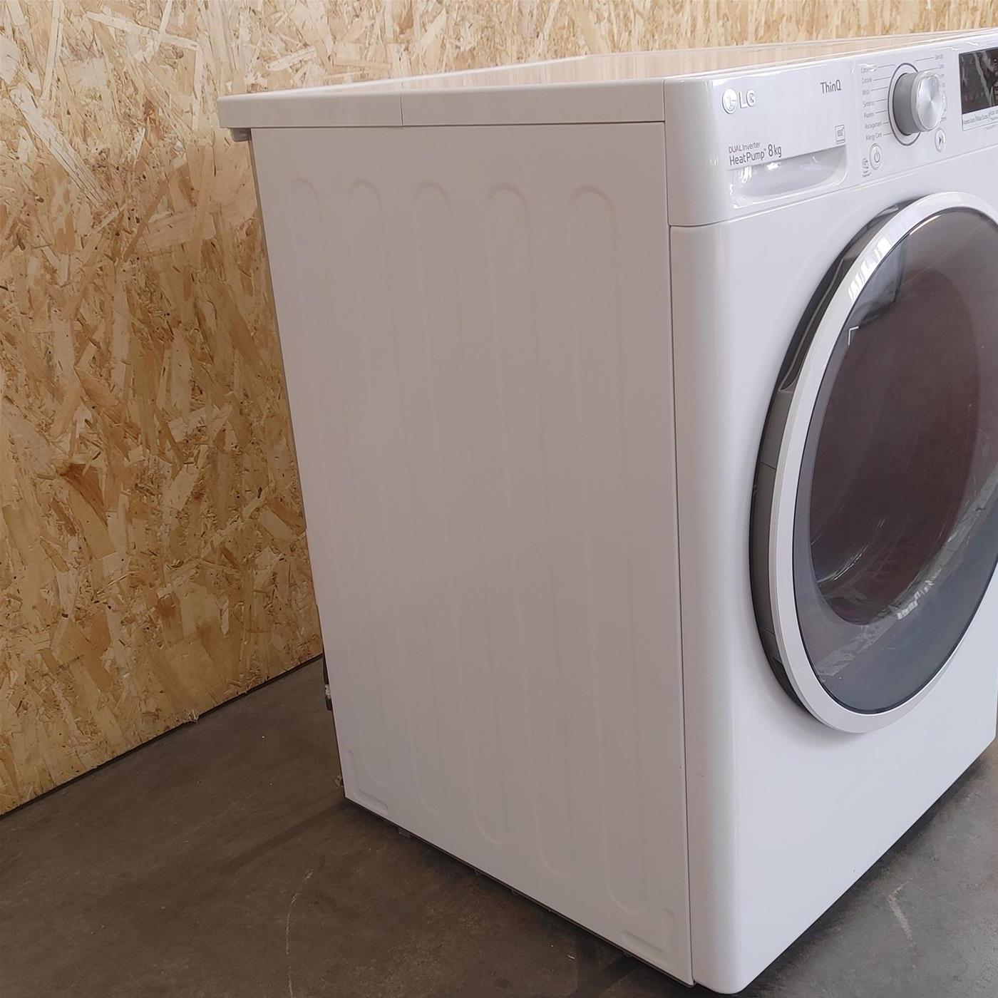 Asciugatrice LG RH80V9AVHN Libera installazione Carica frontale 8 kg A+++ Bianco