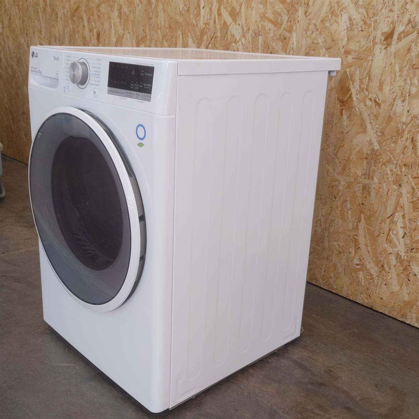 Asciugatrice LG RH80V9AVHN Libera installazione Carica frontale 8 kg A+++ Bianco