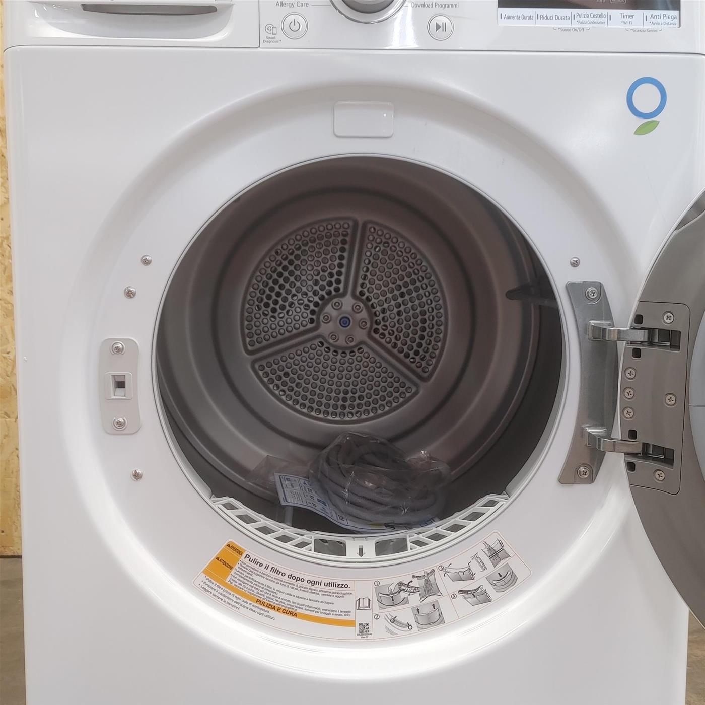 Asciugatrice LG RH90V5AV5N Libera installazione Caricamento frontale 9 kg A++ Bianco