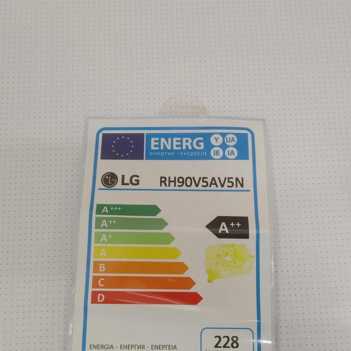Asciugatrice LG RH90V5AV5N Libera installazione Caricamento frontale 9 kg A++ Bianco