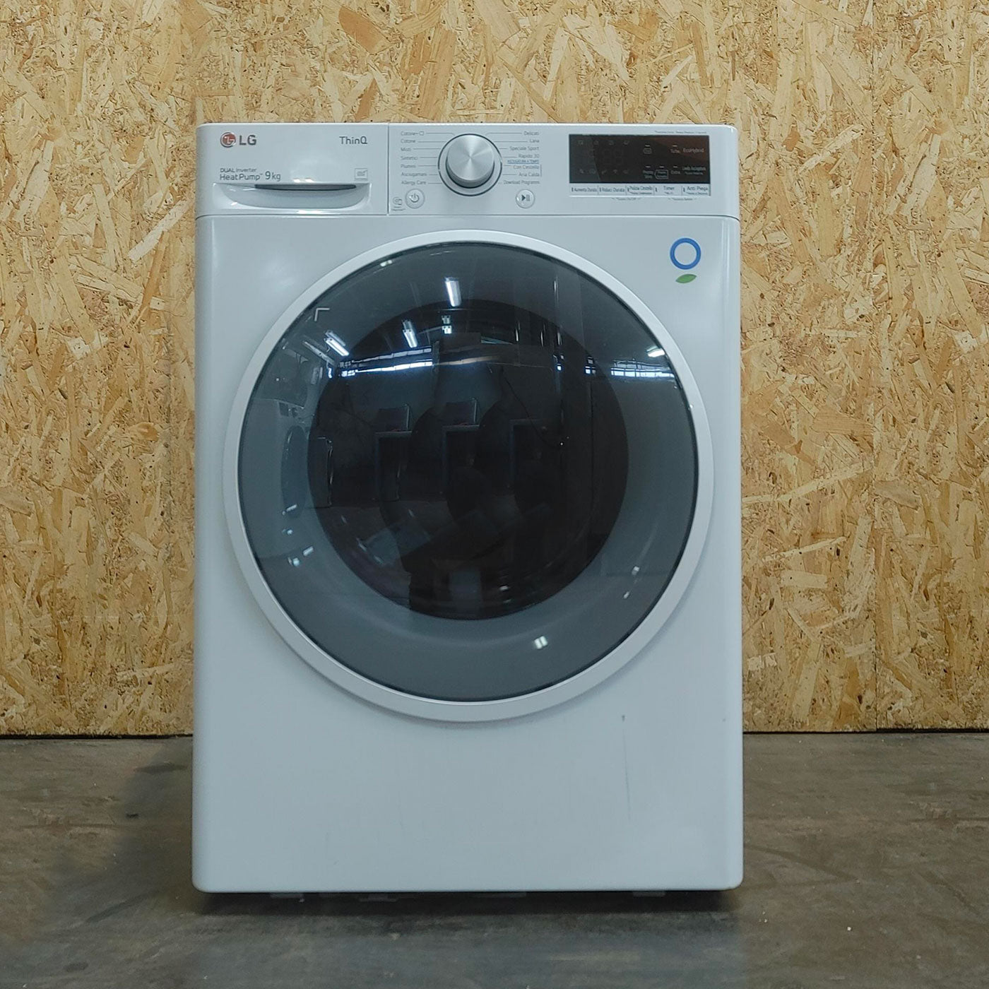 Asciugatrice LG RH90V9AVHN Libera installazione Carica frontale 9 kg A+++ Bianco