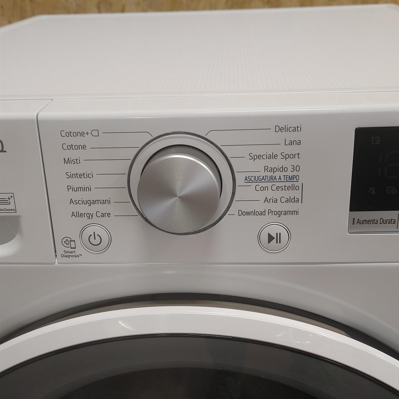 Asciugatrice LG RH90V9AVHN Libera installazione Carica frontale 9 kg A+++ Bianco