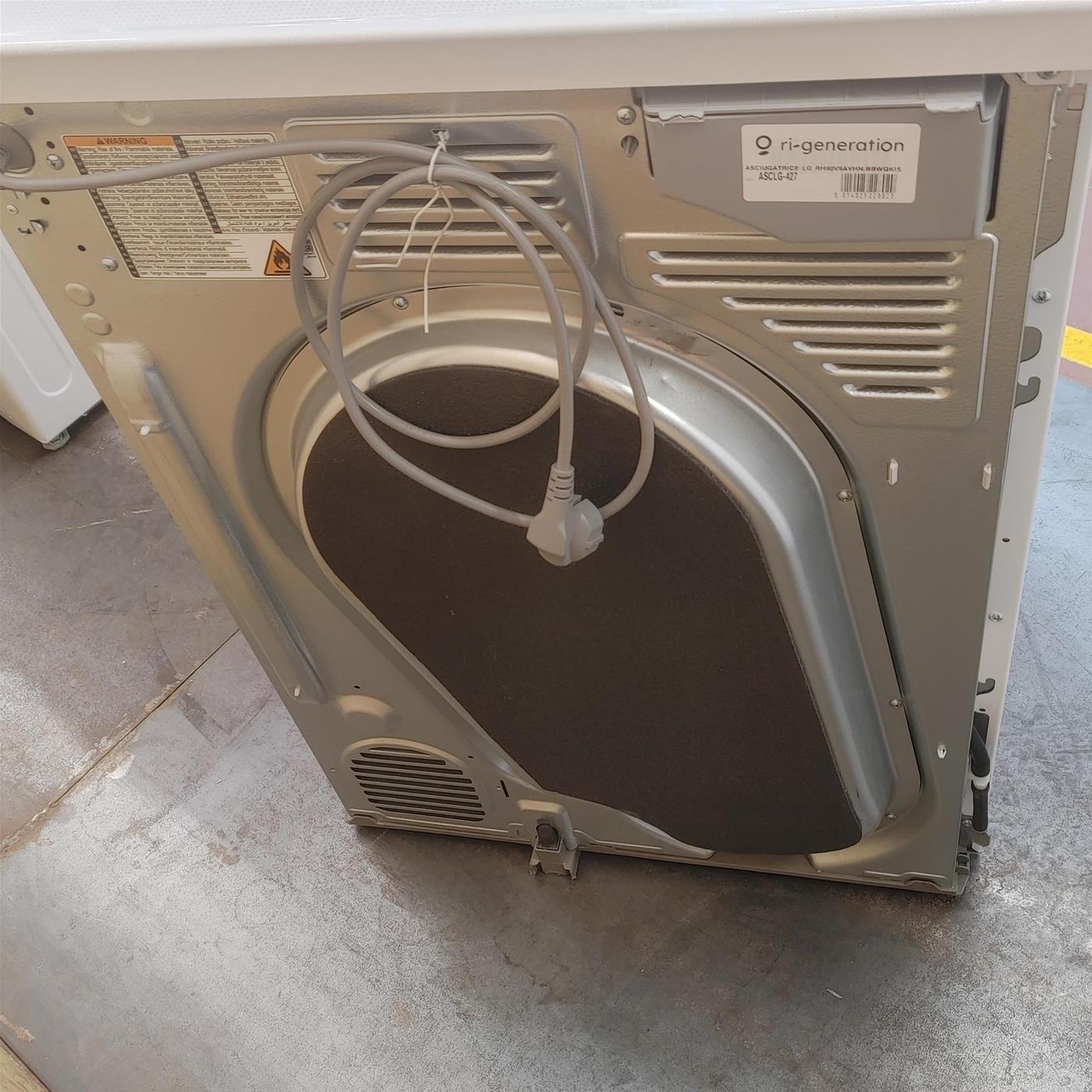 LG RH90V9AVHN asciugatrice Libera installazione Caricamento frontale 9 kg A+++ Bianco