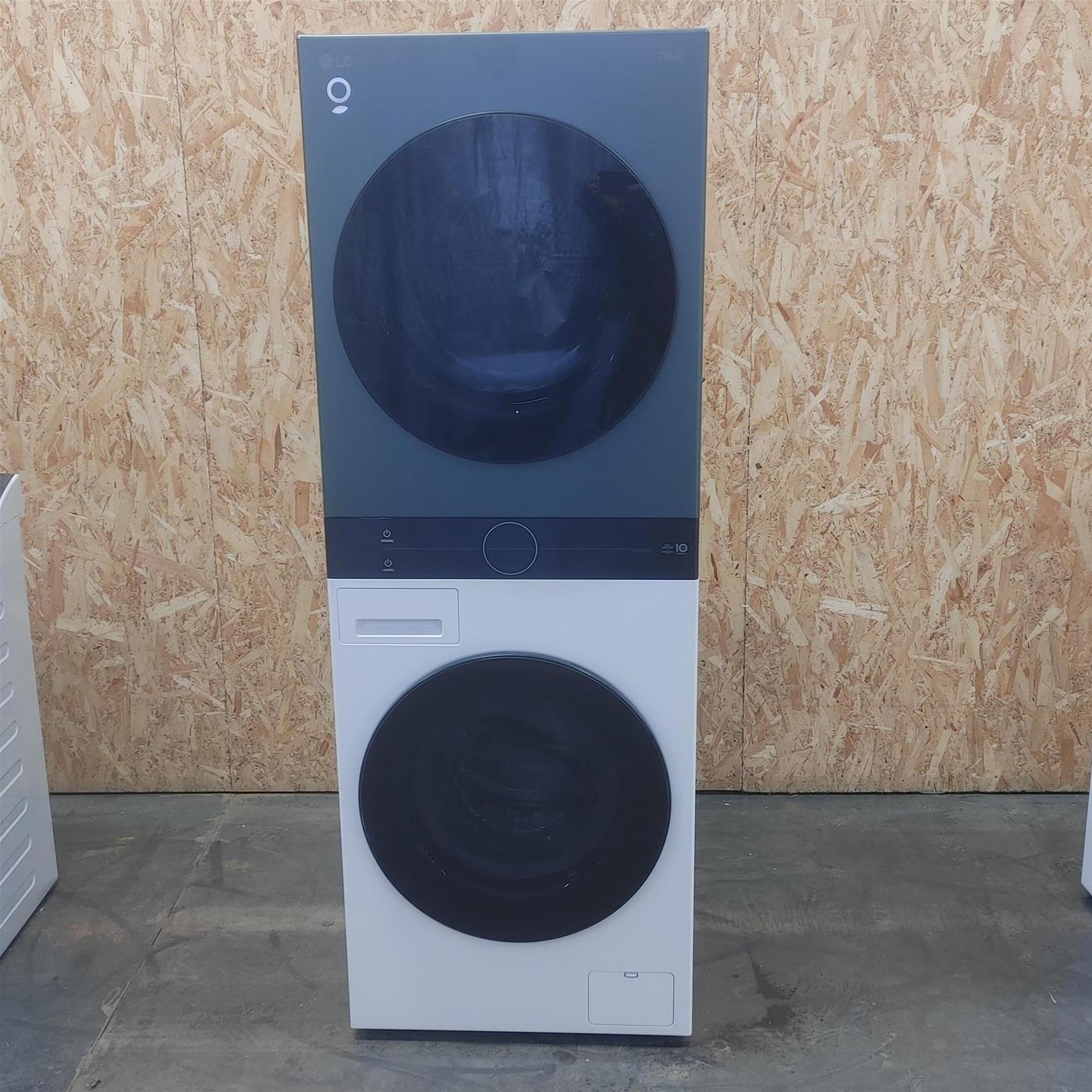 LG WT1210EGF lavatrice asciugatrice Libera installazione Carica frontale Verde, Bianco A