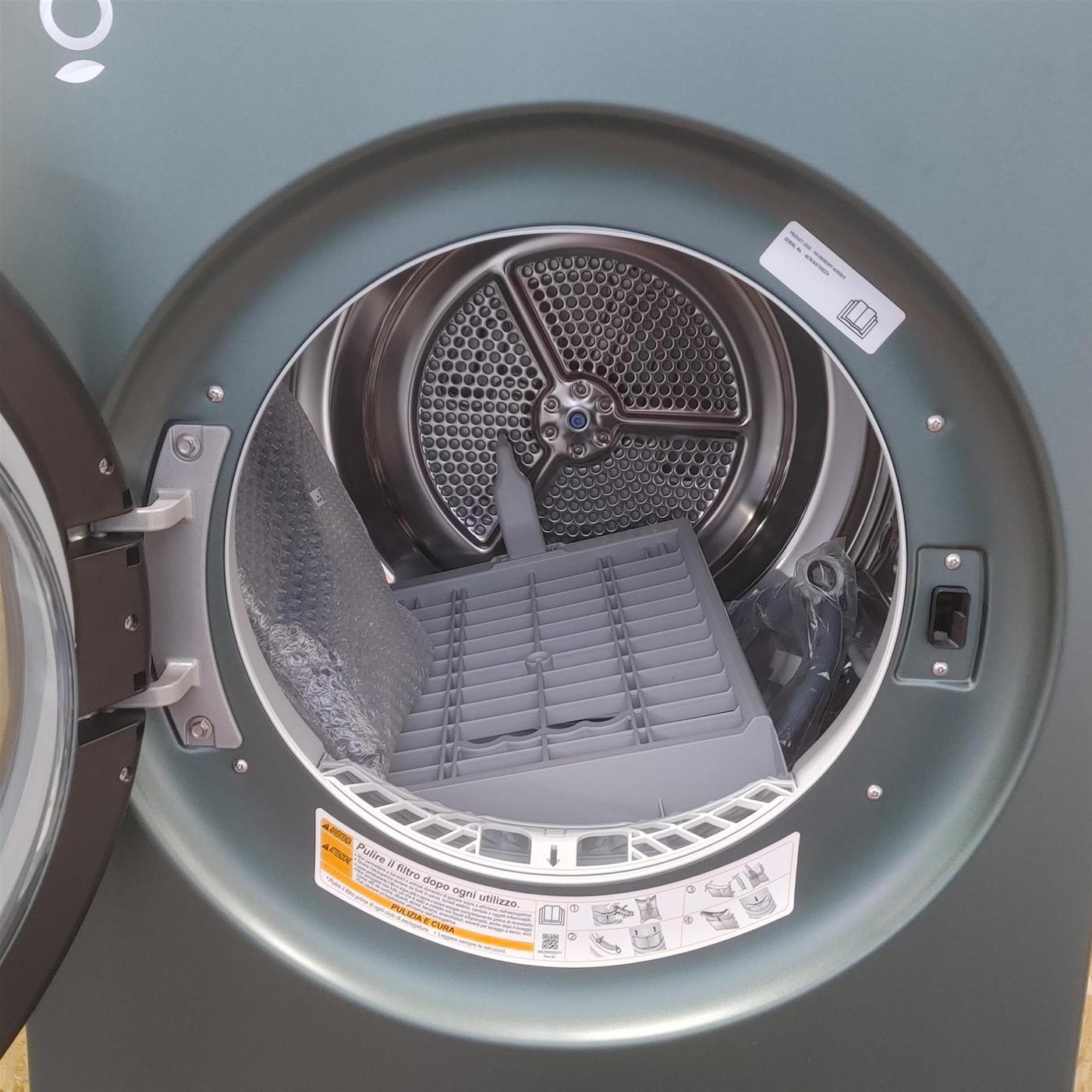 LG WT1210EGF lavatrice asciugatrice Libera installazione Carica frontale Verde, Bianco A