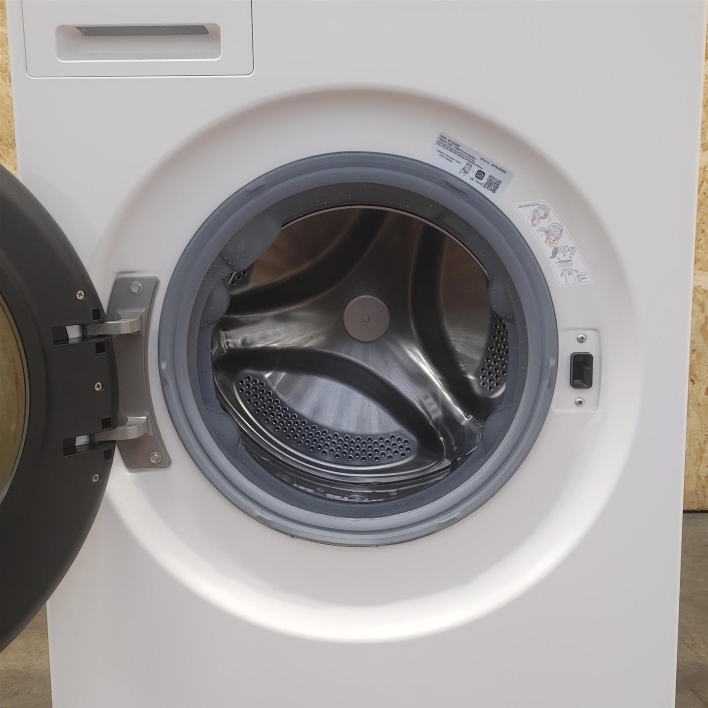 LG WT1210EGF lavatrice asciugatrice Libera installazione Carica frontale Verde, Bianco A