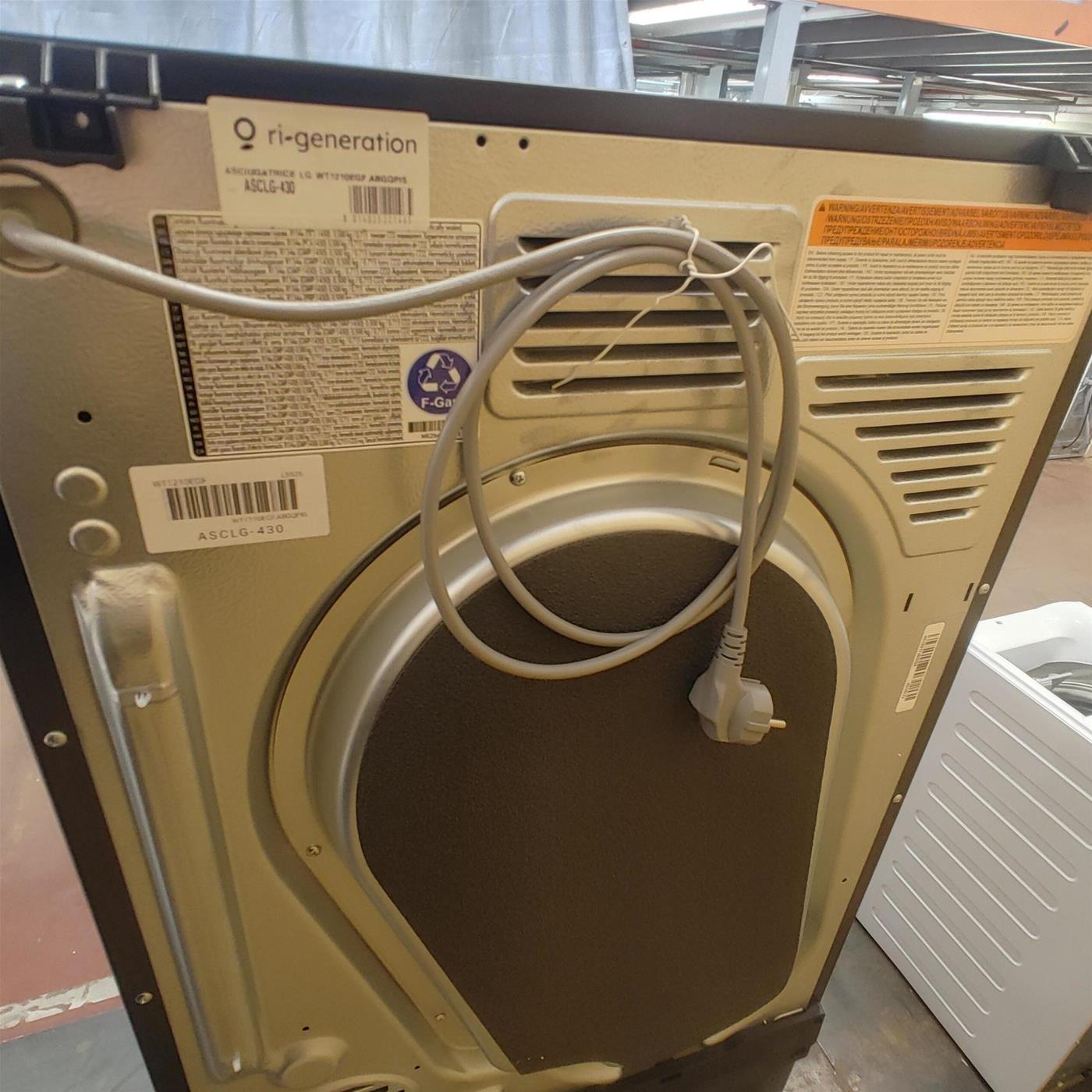 LG WT1210EGF lavatrice asciugatrice Libera installazione Carica frontale Verde, Bianco A