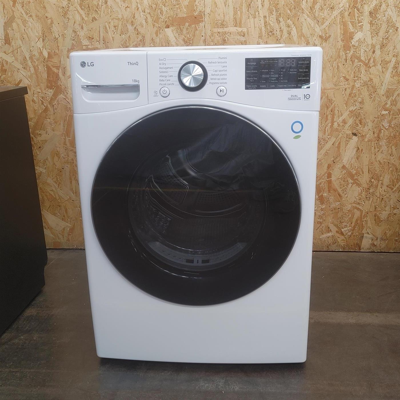Asciugatrice LG RH18U8AVCW 18 Kg