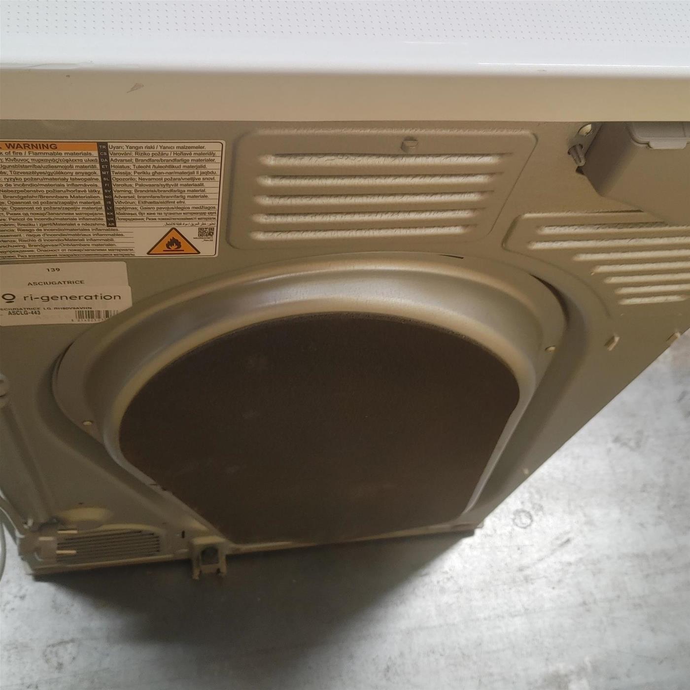 Asciugatrice LG RH80V9AVHN 8 Kg