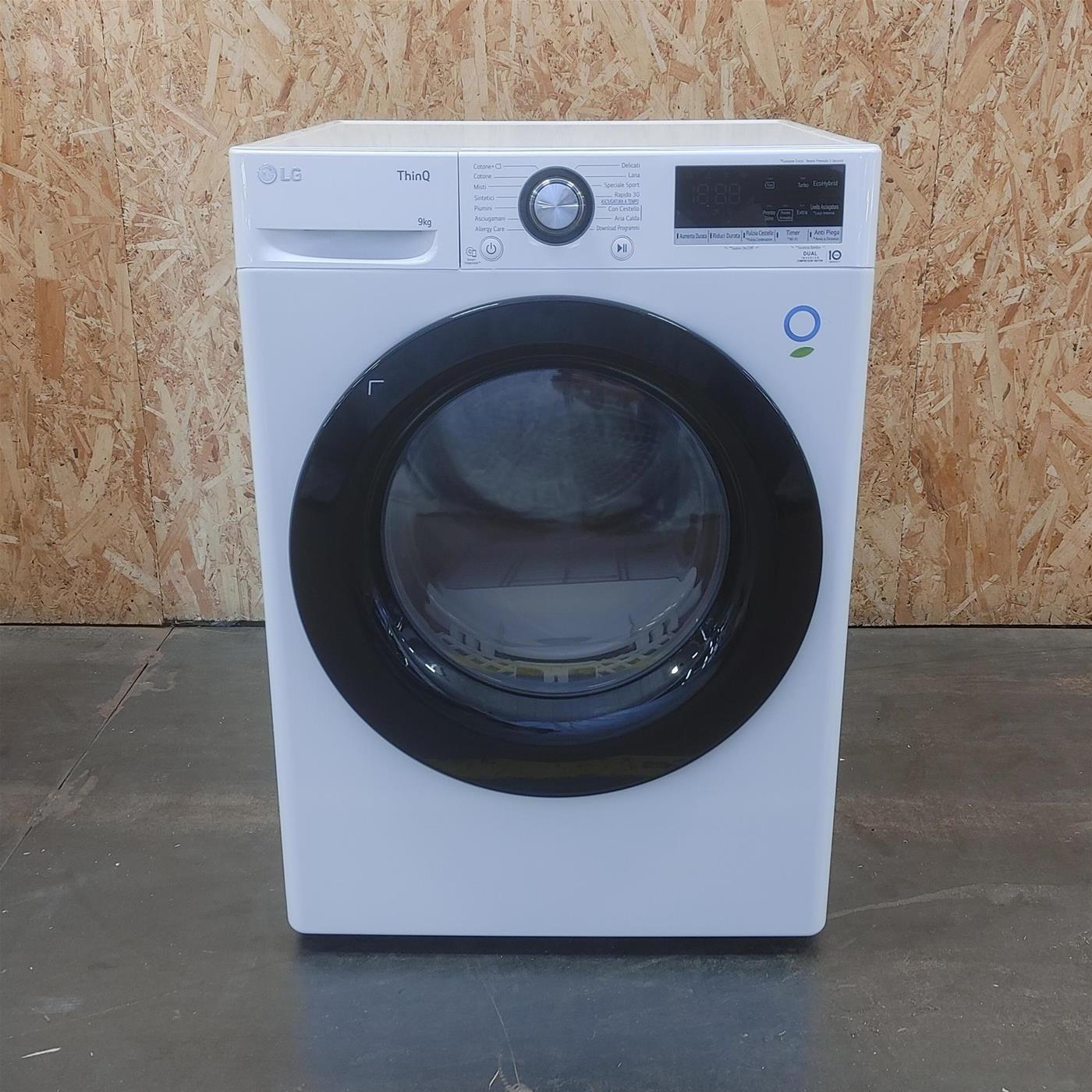 Asciugatrice LG RH90V9AVBN DUAL Inverter Condensatore autopulente 9 Kg