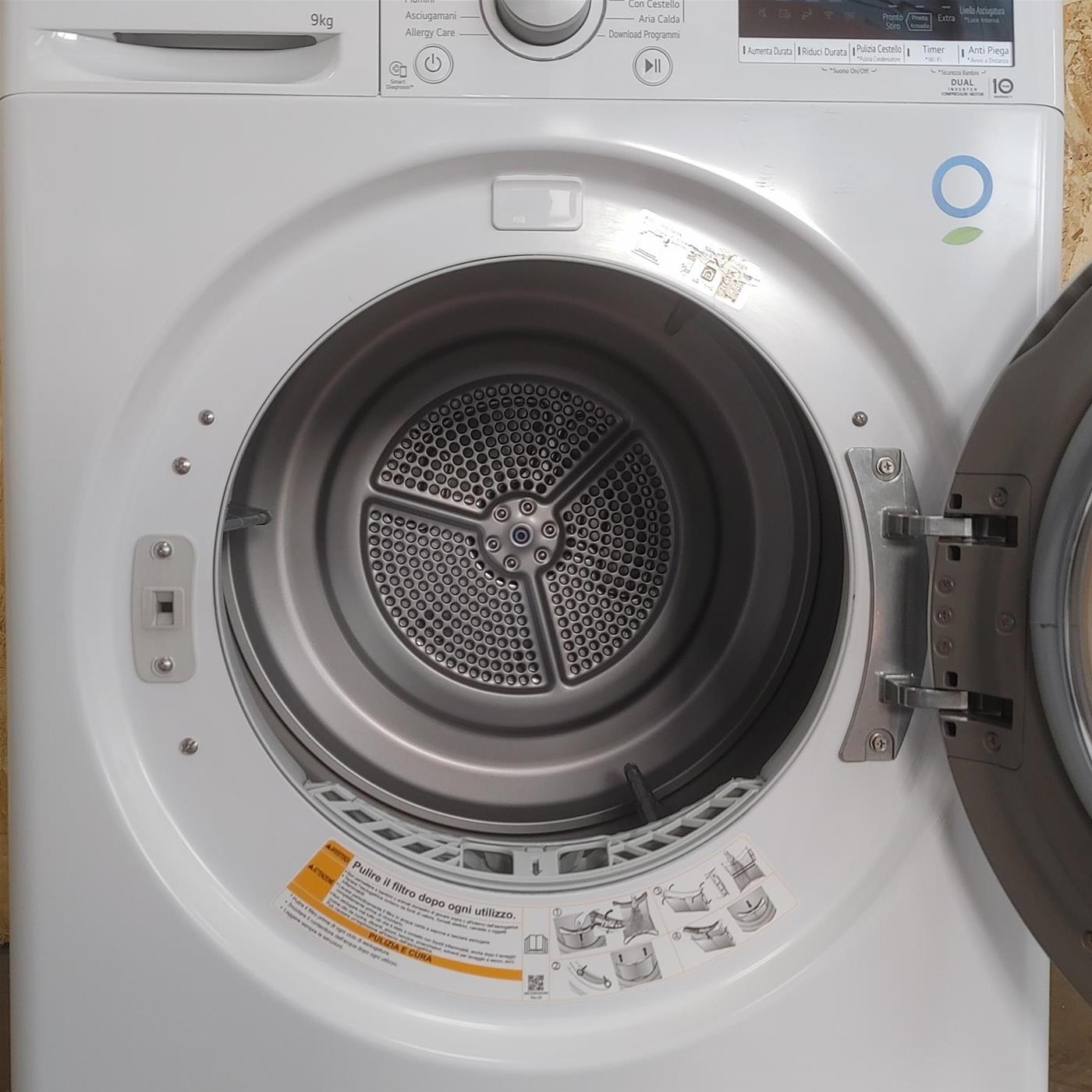 Asciugatrice LG RH90V5AV6N 9 Kg