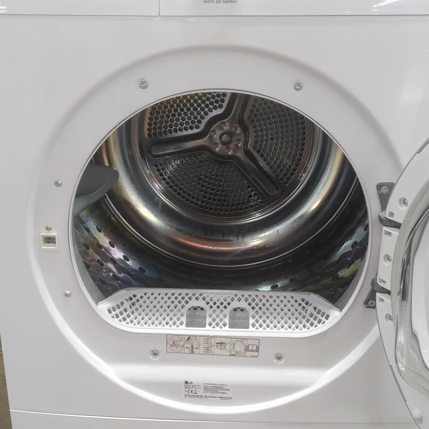 Asciugatrice LG RH80M3AV6R Pompa di Calore 8 Kg