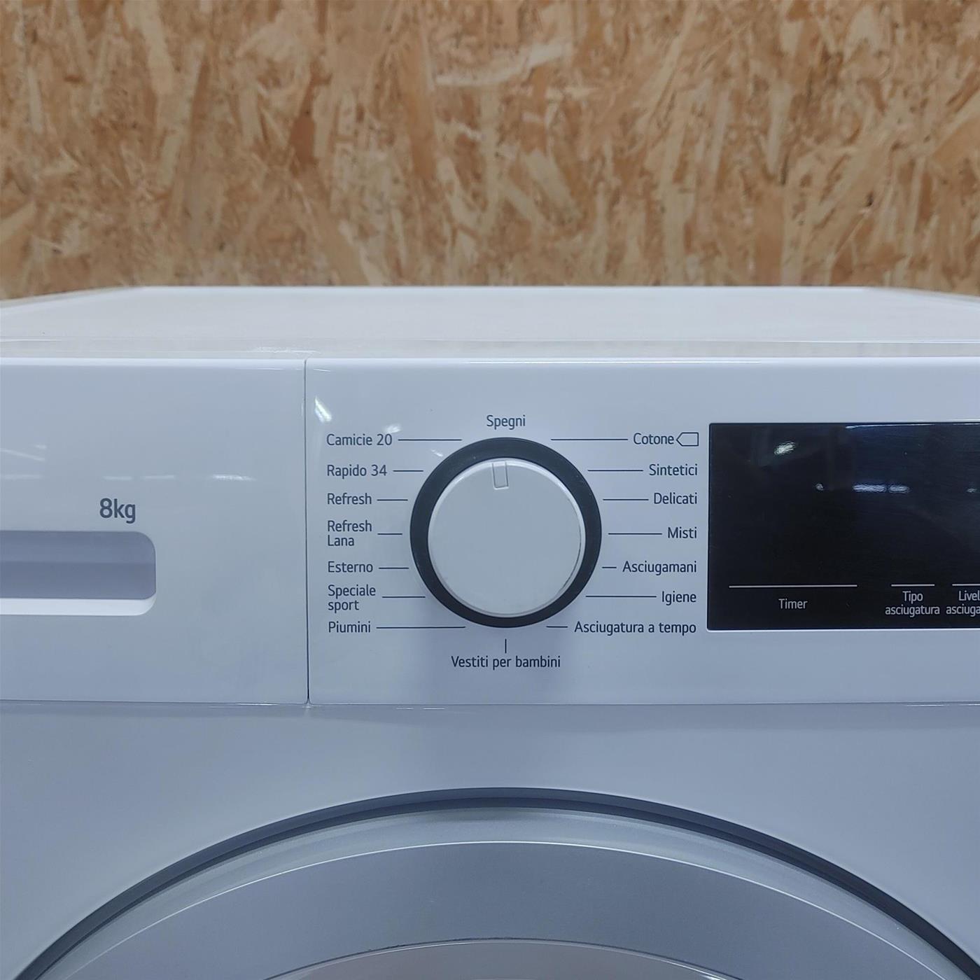 Asciugatrice LG RH80M3AV6R Pompa di Calore 8 Kg