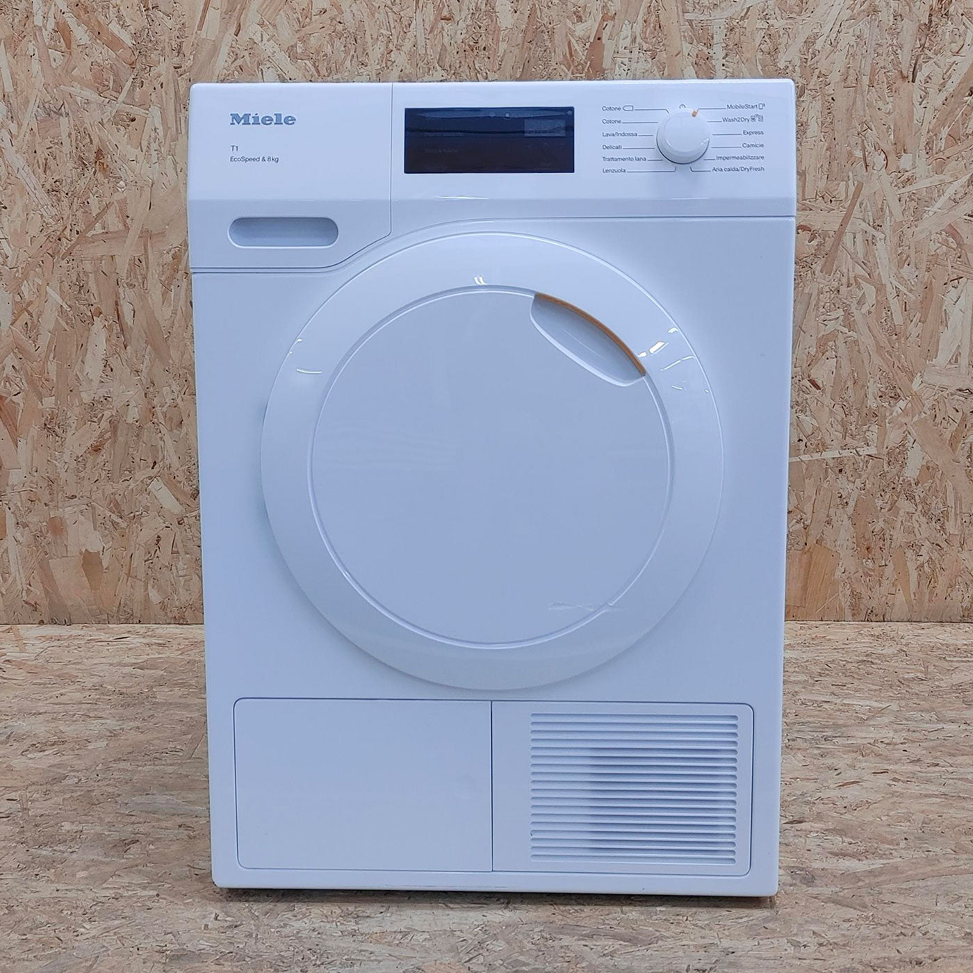 Miele TCC570WP EcoSpeed&8kg asciugatrice Libera installazione Caricamento frontale A+++ Bianco